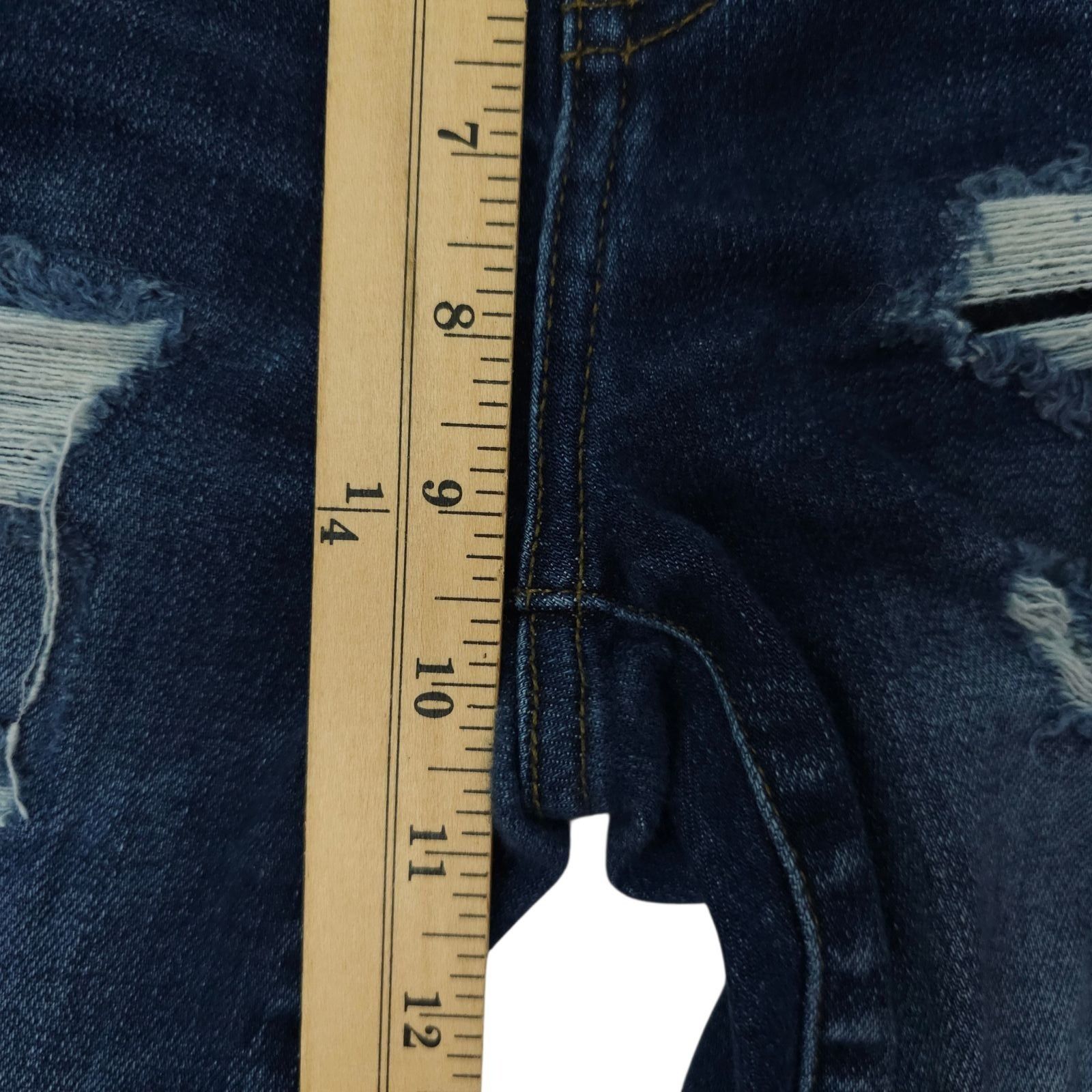 Kancan USA KanCan Distressed Jeans Size 23 Ultra High Rise Ankle Skinny Size 23" - 15 Thumbnail