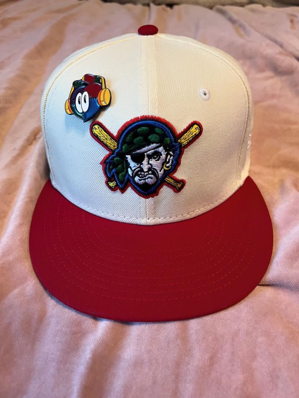 image of Hat Club x Mac Miller Hatclub Pittsburgh Pirates Fitted 7 5/8 in White, Men's