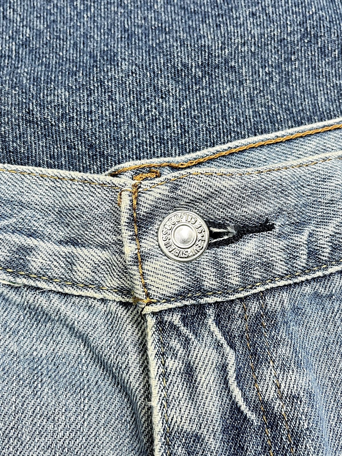 Levi's 2010 Levi's 505 Two Tone Patchwork Denim Pants Size US 32 / EU 48 - 10 Thumbnail