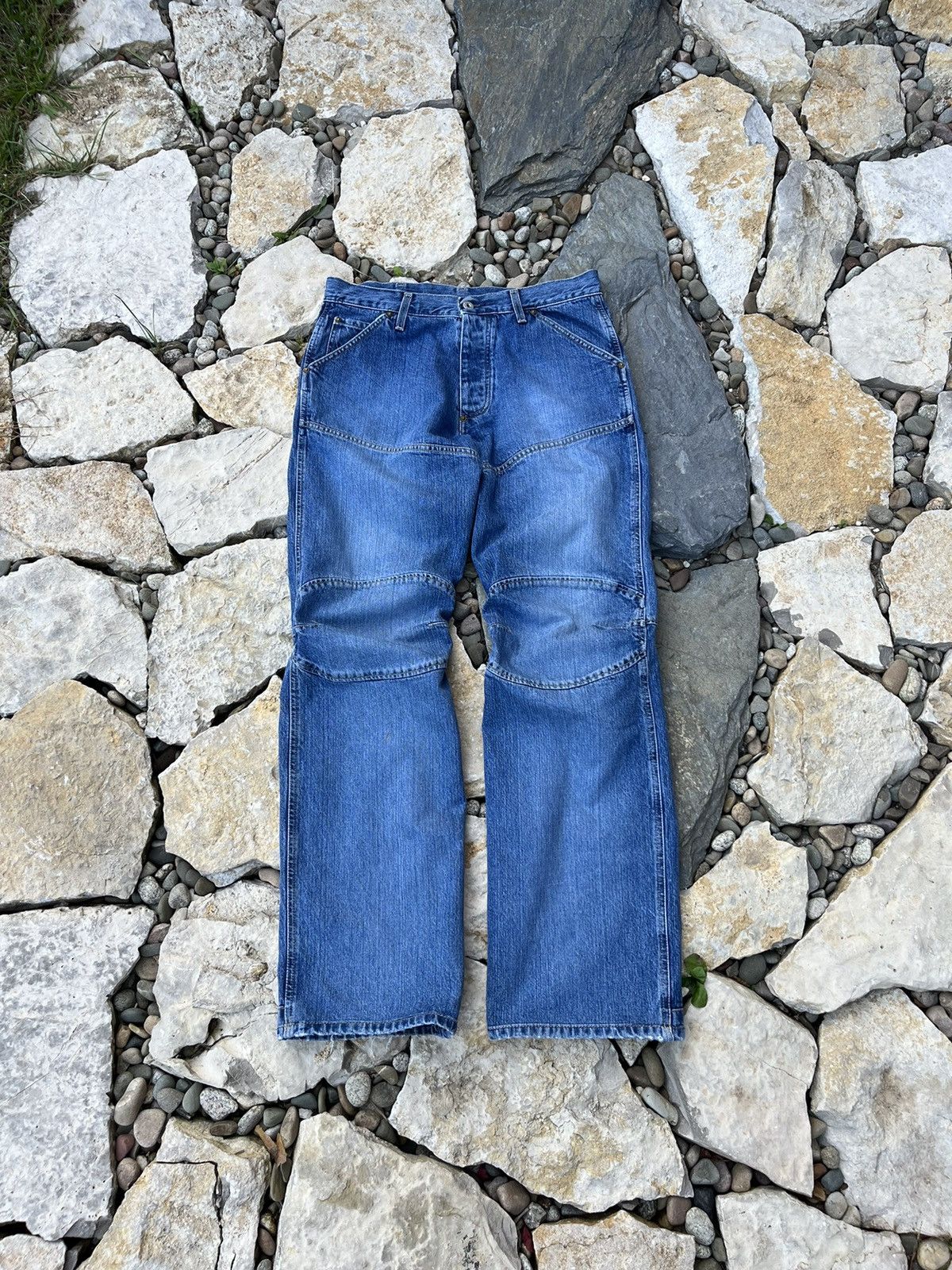 G-Star × Vintage Vintage G-Star Raw elwood y2k denim jeans double knee pants Size US 32 / EU 48 - 1 Thumbnail