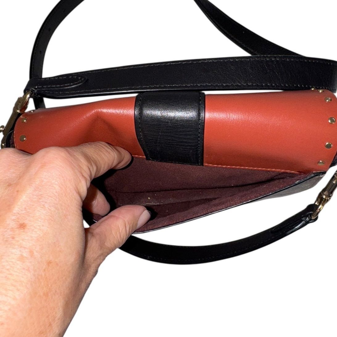 Coach Coach Georgie Saddle Bag Colorblock Crossbody Shoulder Bag Size ONE SIZE - 8 Thumbnail