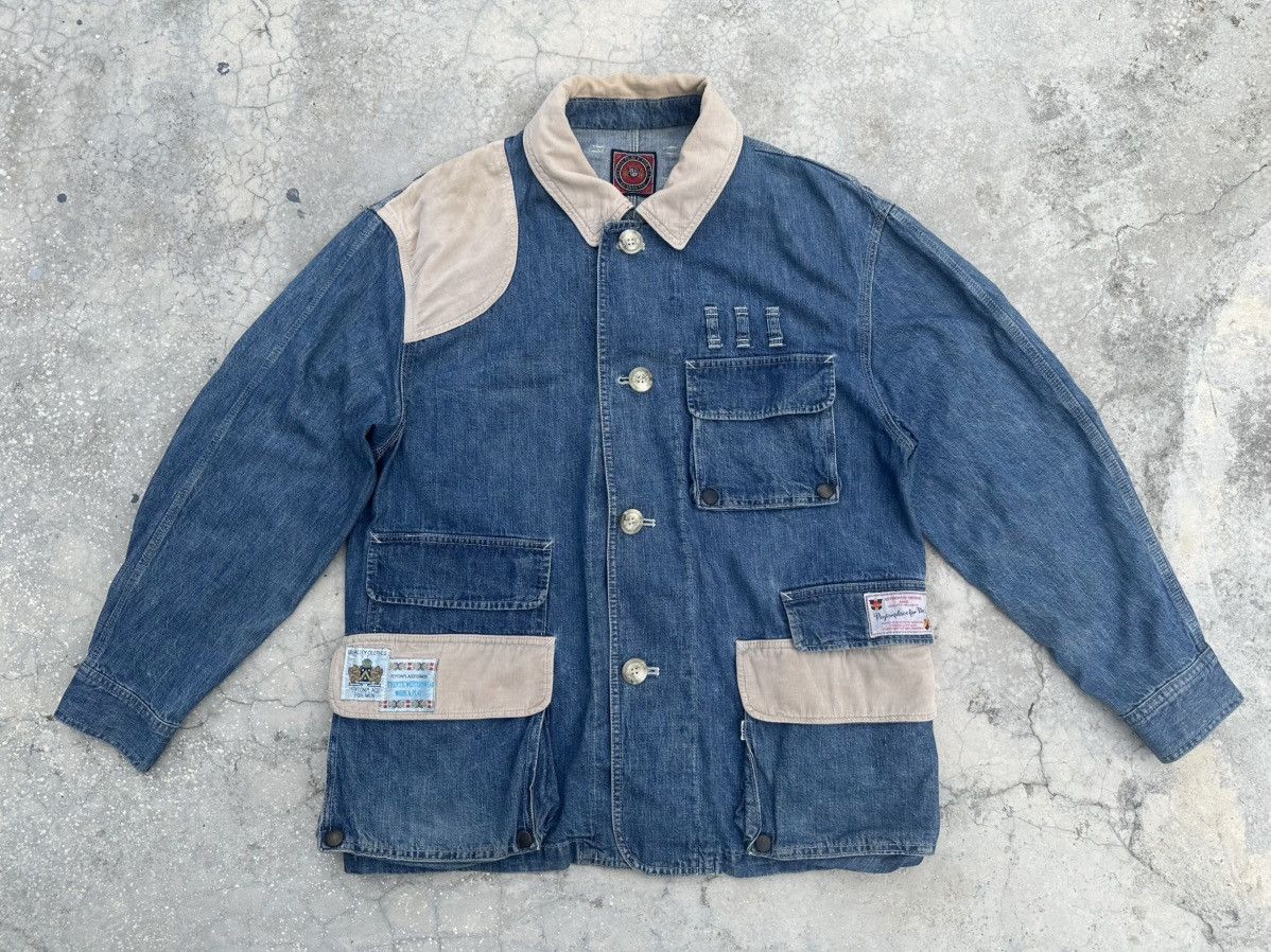 PPFM 90s Archive PPFM Denim Coverall Gimmick Vintage Denim Jacket Size US L / EU 52-54 / 3 - 2 Thumbnail