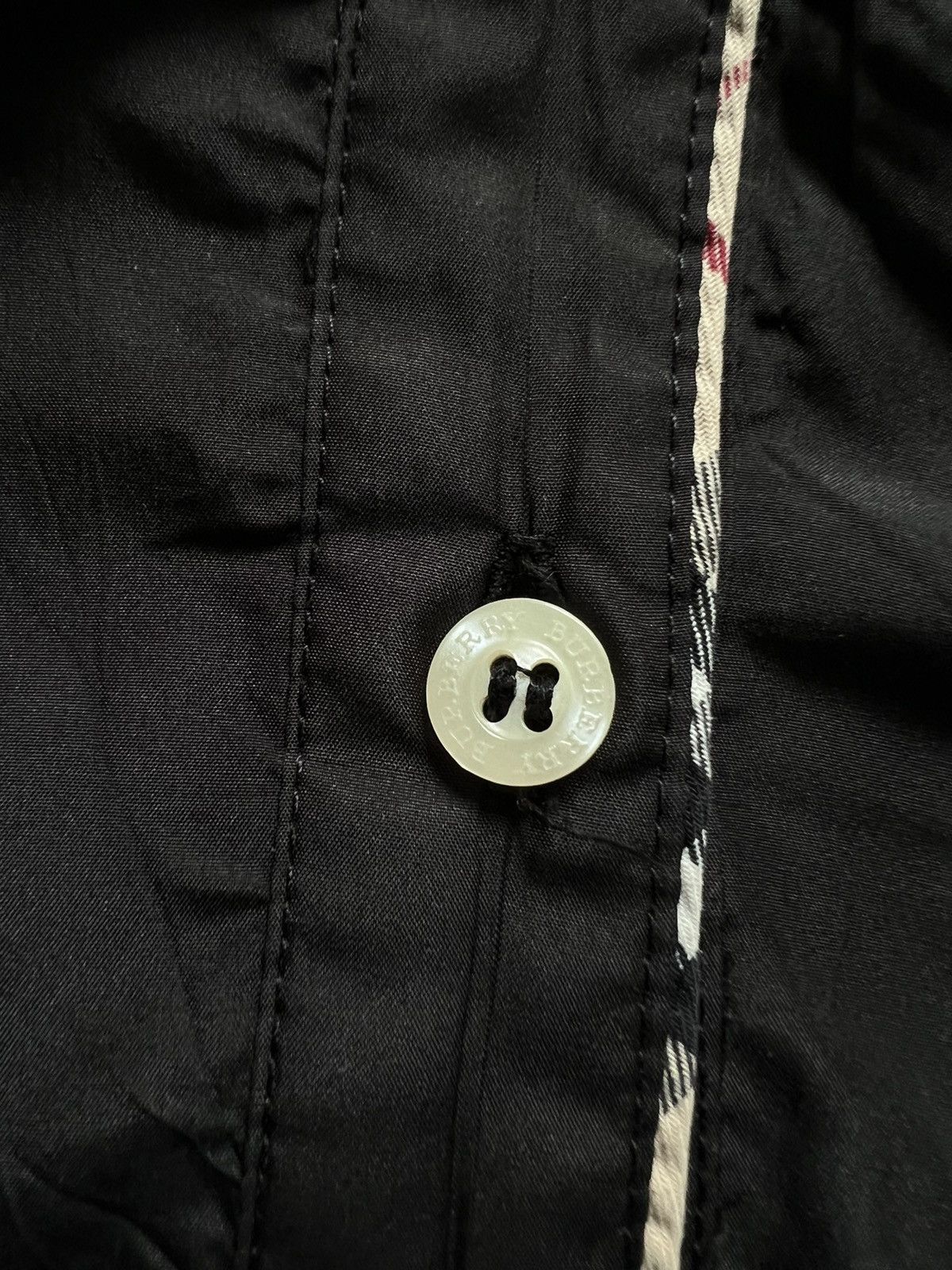 Burberry Burberry Shirt Nova Check Black Size L / US 10 / IT 46 - 6 Thumbnail