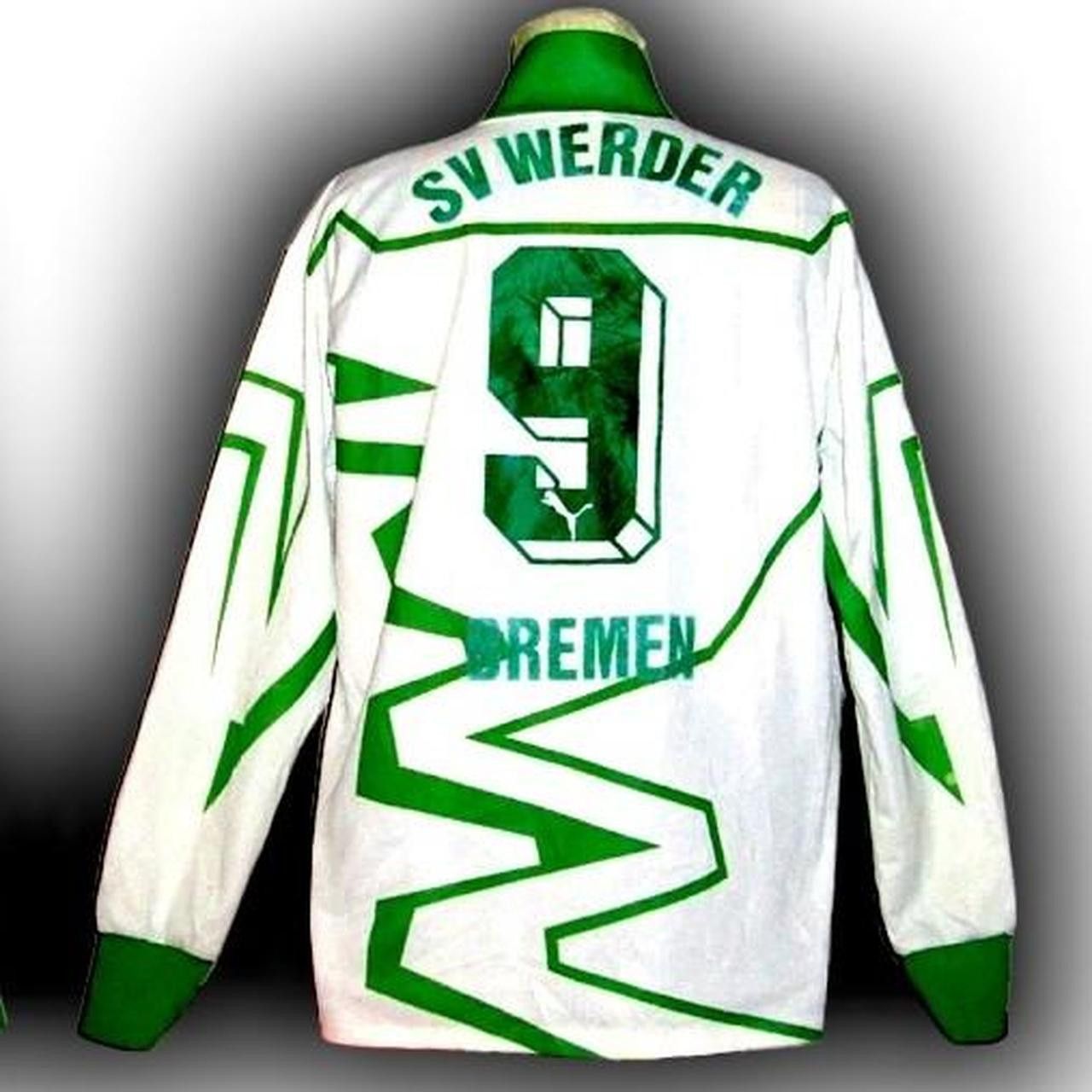 Puma Werder Bremen Germany 1993 1994 Home Shirt Jersey Size US XL / EU 56 / 4 - 3 Thumbnail