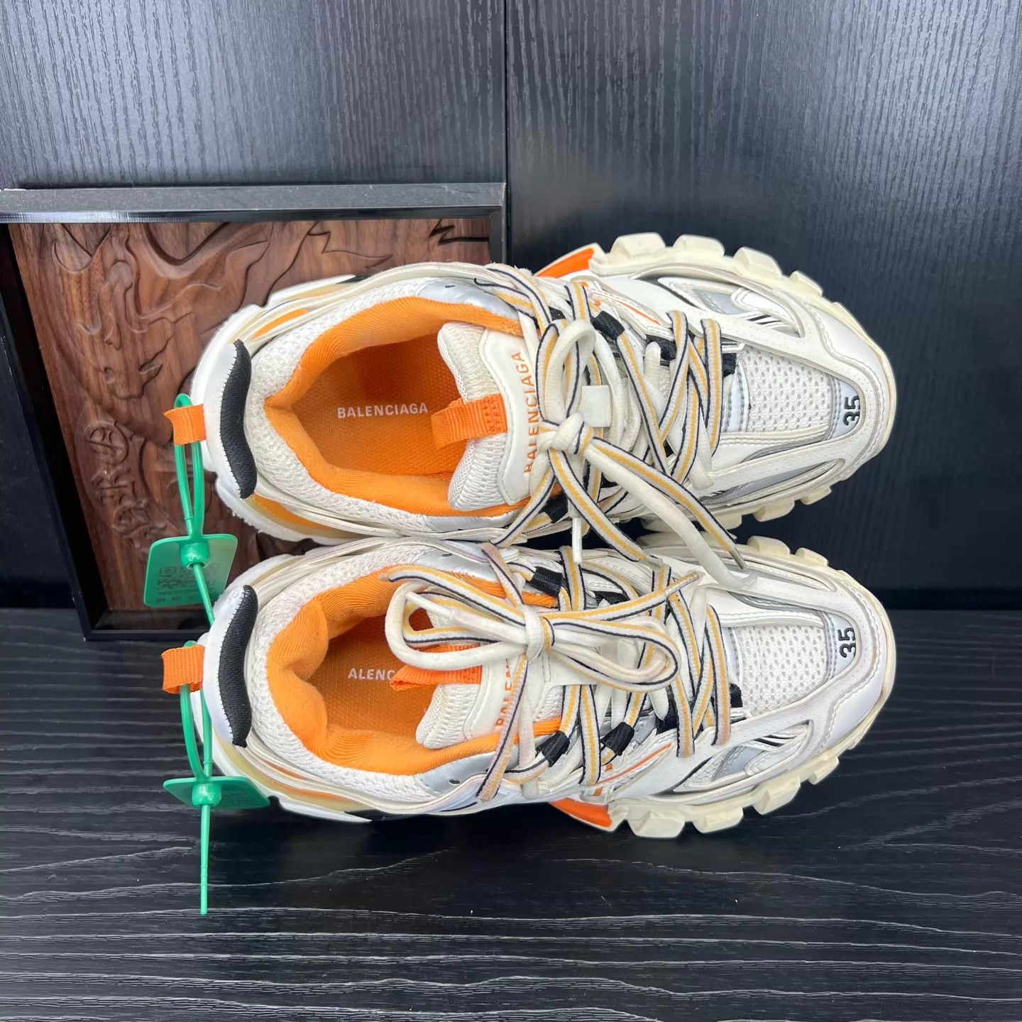 Balenciaga Balenciaga Track White Orange 35 Size US 4.5 / IT 34.5 - 7 Thumbnail