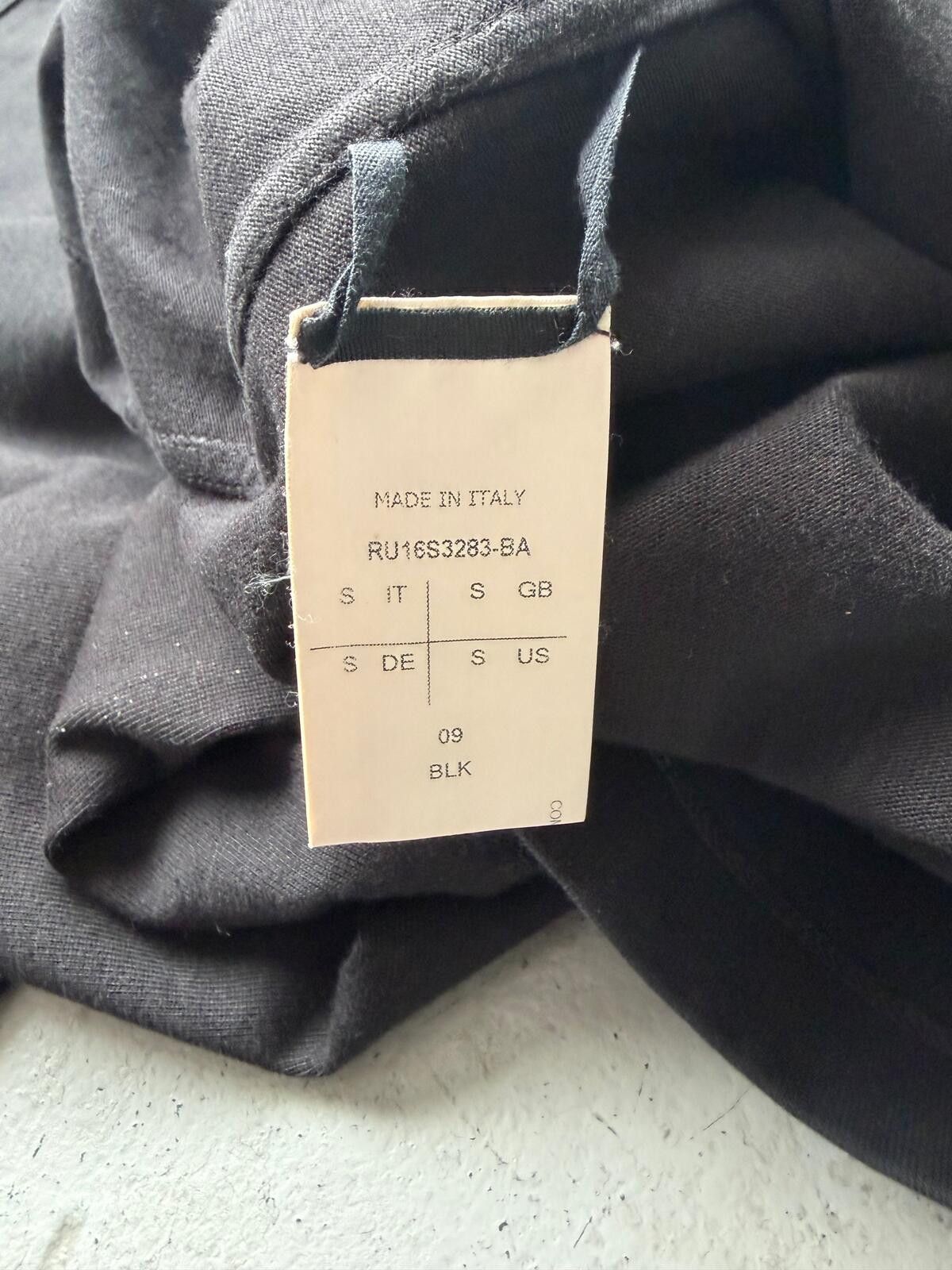 Rick Owens Drkshdw Rick Owens DRKSHDW SS16 Black Crewneck (S) Size US S / EU 44-46 / 1 - 5 Thumbnail