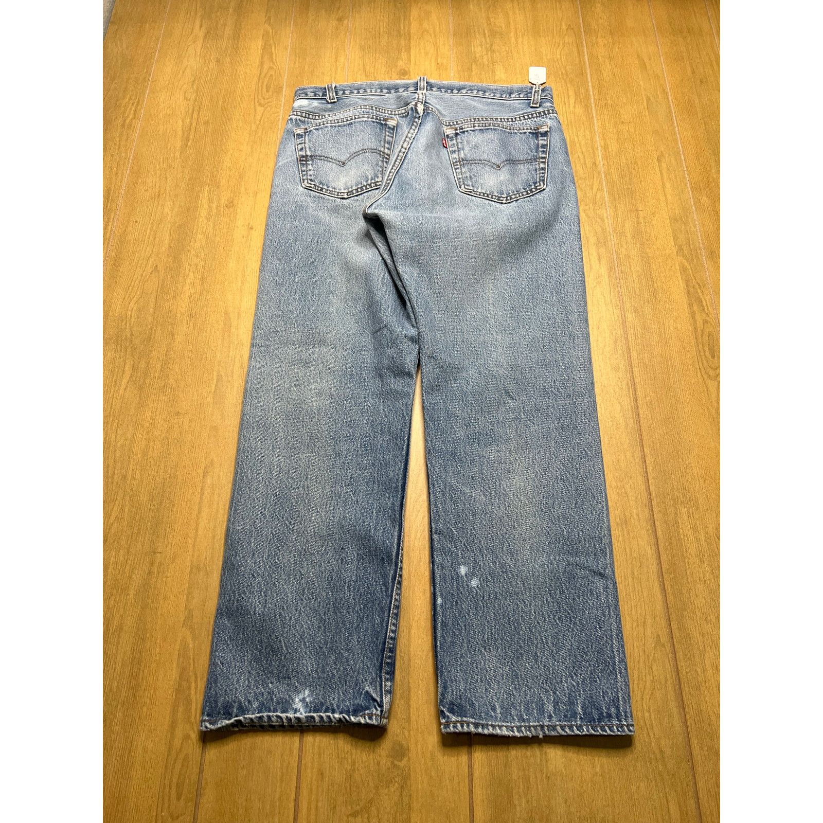 Levi's VTG Levi’s 501 Jeans USA Button Fly Faded Distressed 33x26 Size US 33 - 5 Thumbnail
