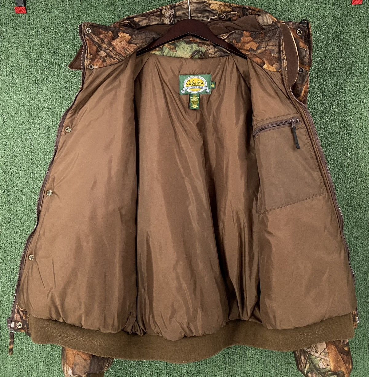 Cabelas Vintage Y2K Cabela’s Leaf Tree Bark Camo Winter Jacket 2XL Size US XXL / EU 58 / 5 - 5 Thumbnail