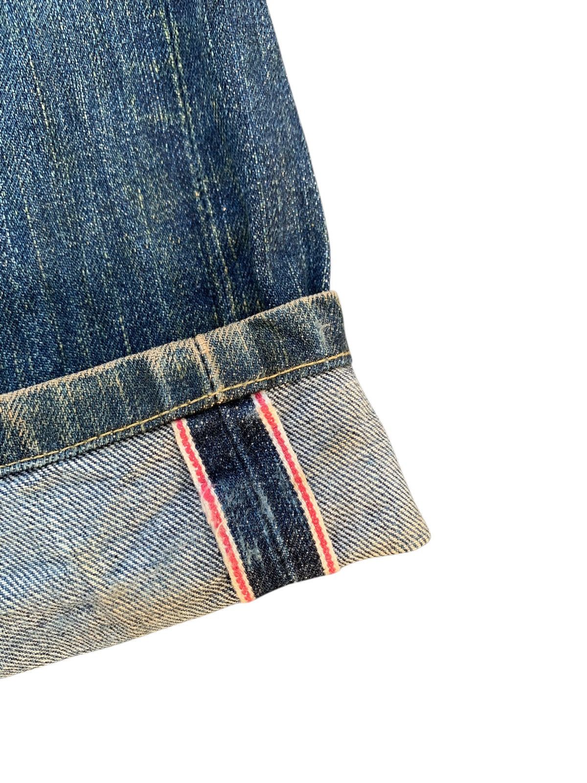 Edwin VINTAGE EDWIN SELVEDGE 505s JAPANESE DISTRESSED DENIM Size US 32 / EU 48 - 10 Thumbnail