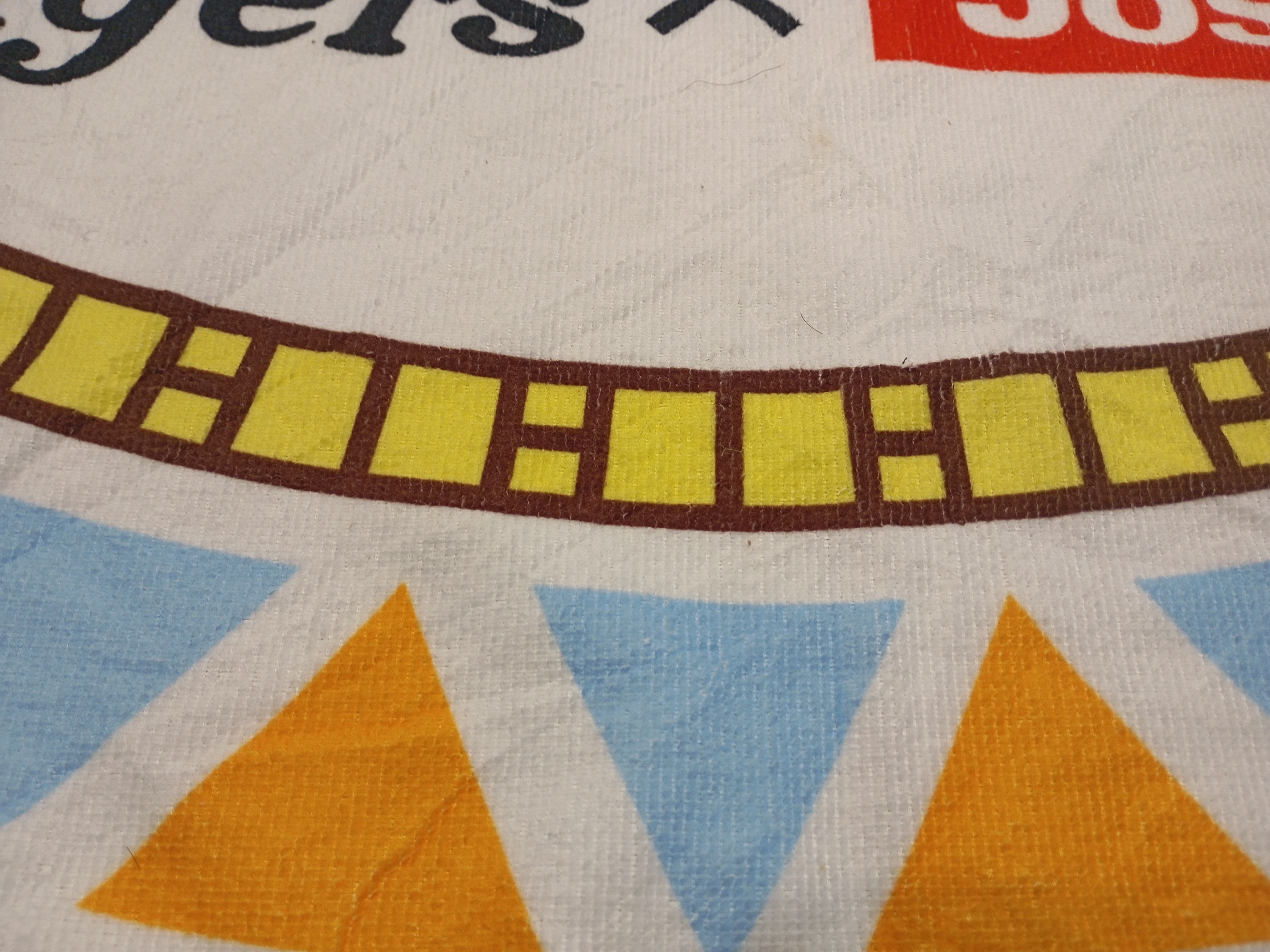 Japanese Brand Hanshin Tigers round tablecloth round beach towel home decor Size ONE SIZE - 6 Thumbnail