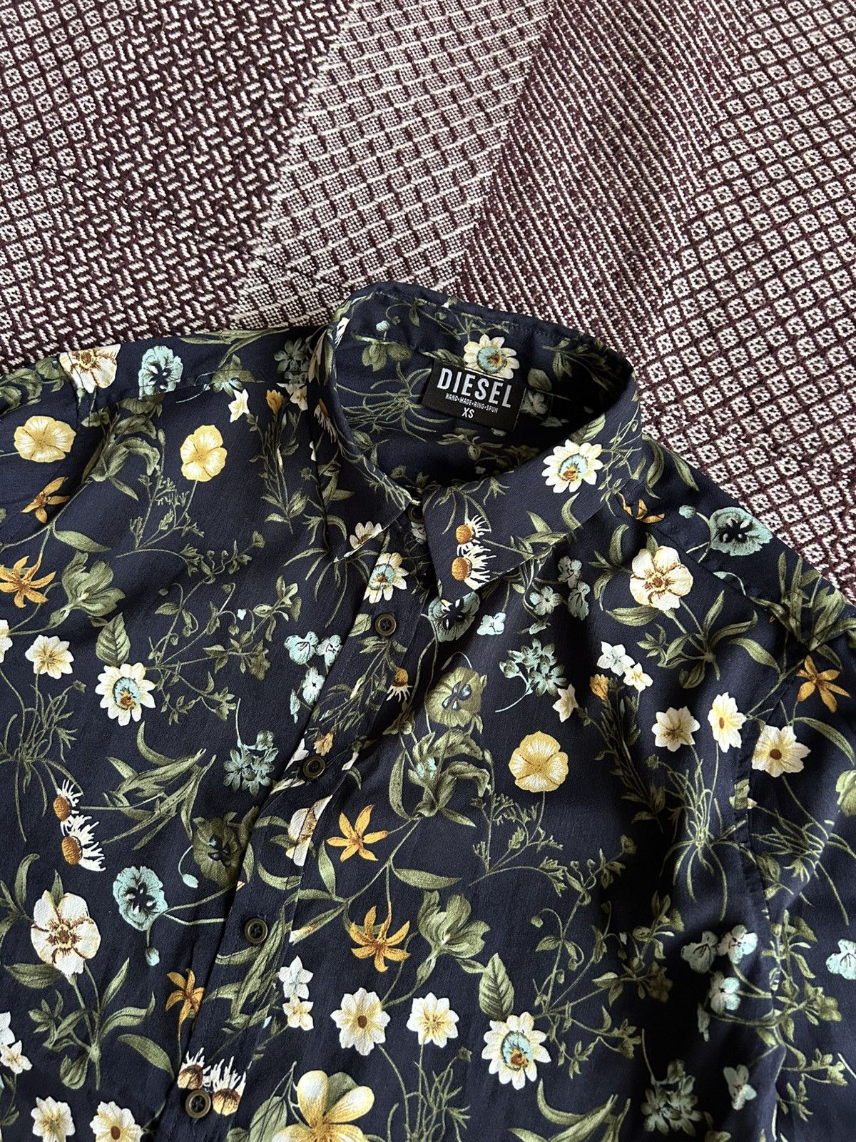 Diesel Diesel Women Shirt Floral Pattern Solid Style Size XS Size XS / US 0-2 / IT 36-38 - 3 Thumbnail