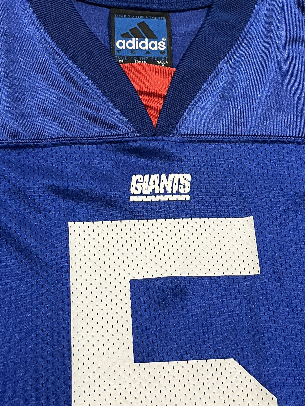 Adidas × NFL × Vintage Adidas New York Giants Kerry Collins NFL Jersey Size US L / EU 52-54 / 3 - 3 Thumbnail