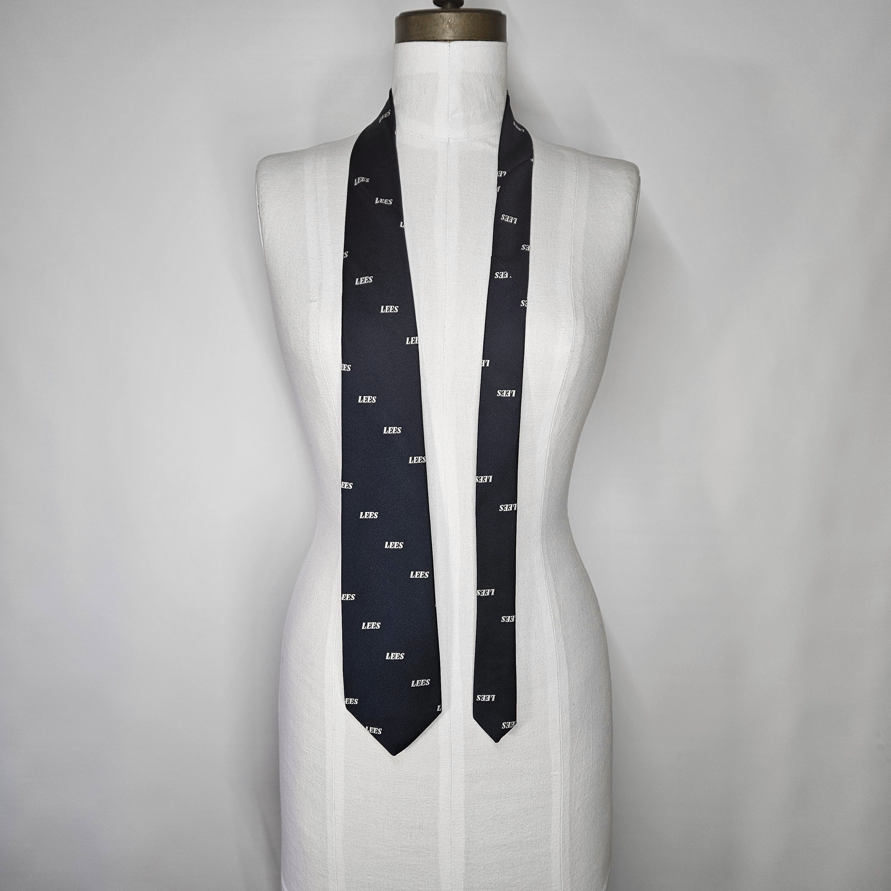 Other Prince Consort 54x3.25" LEES Necktie Tie Vintage Navy Logo Size ONE SIZE - 3 Thumbnail