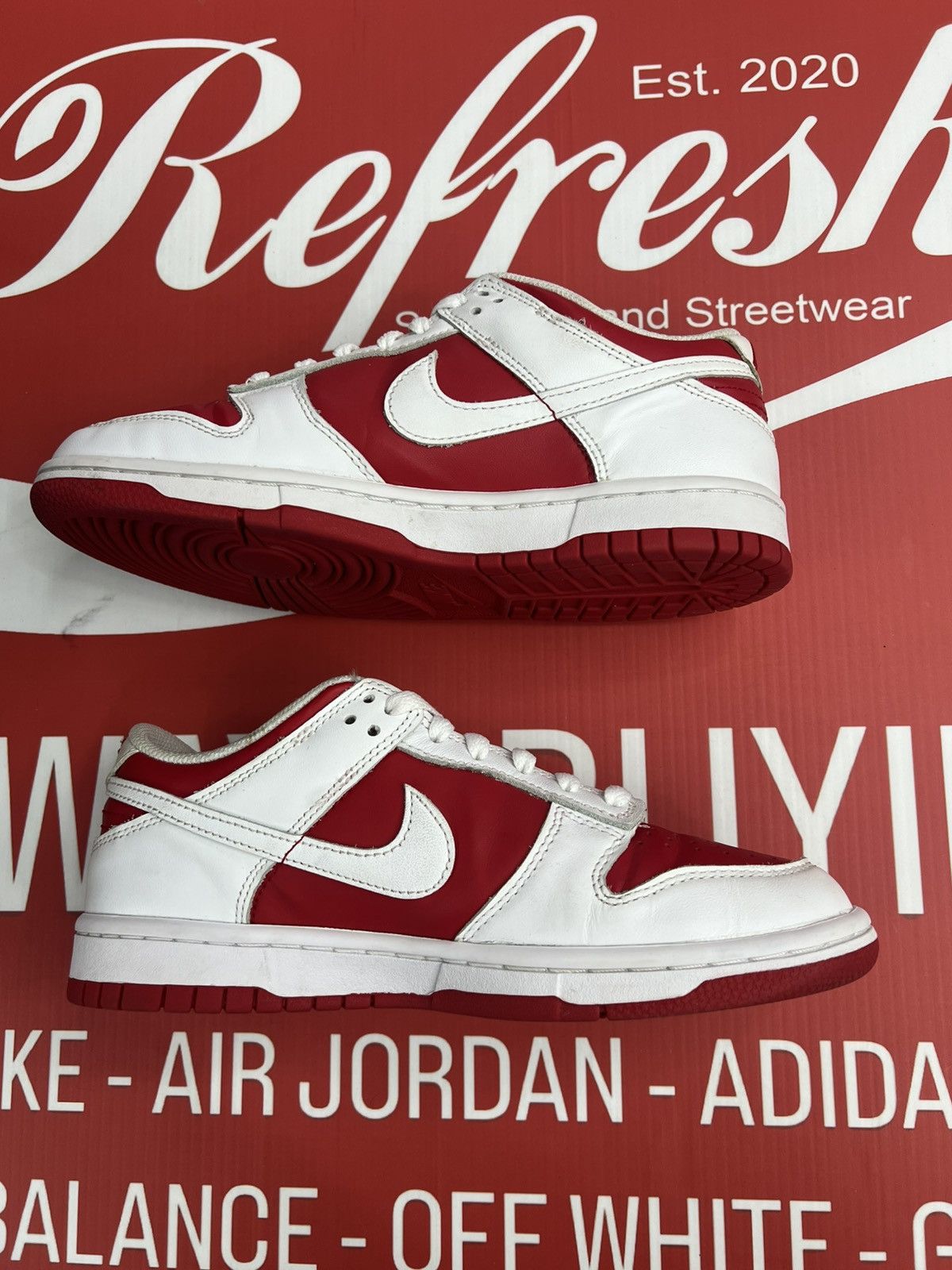 Nike Nike Dunk Low Championship Red Size 6.5y Size US 6.5 / EU 39-40 - 3 Thumbnail