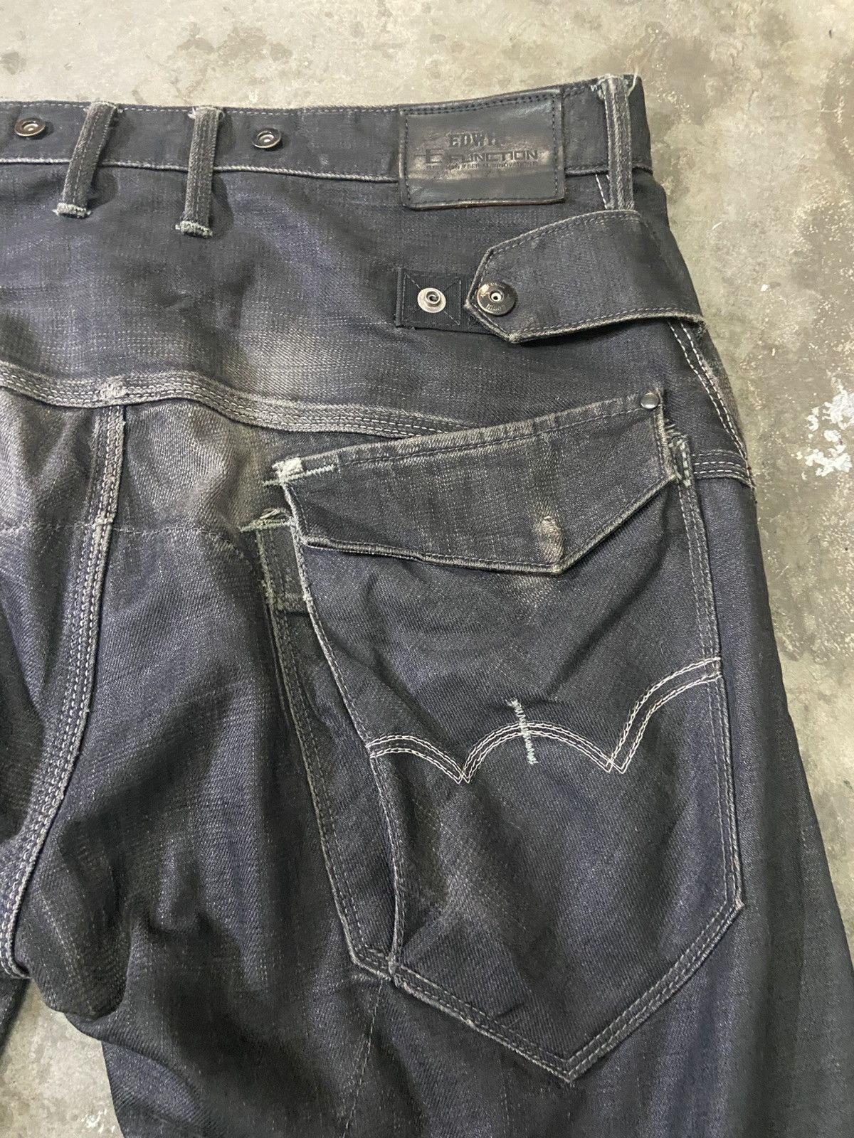 Edwin × Japanese Brand Edwin E-Function Type EF503 Banana Cut Denim Size US 34 / EU 50 - 14 Thumbnail