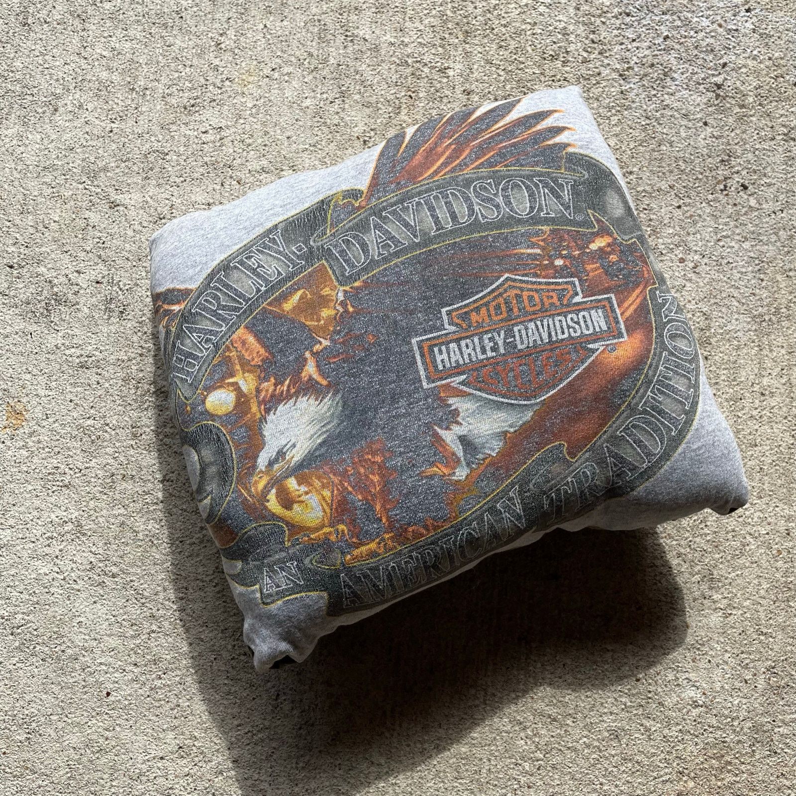 Harley Davidson Harley Davidson x Camo Custom Reworked Pillow Couch ...