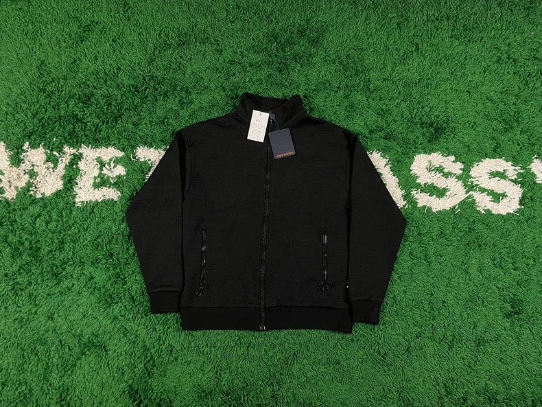 Louis Vuitton Louis Vuitton Black Monogram Logo Jacket - dmc Size US S / EU 44-46 / 1 - 1 Thumbnail