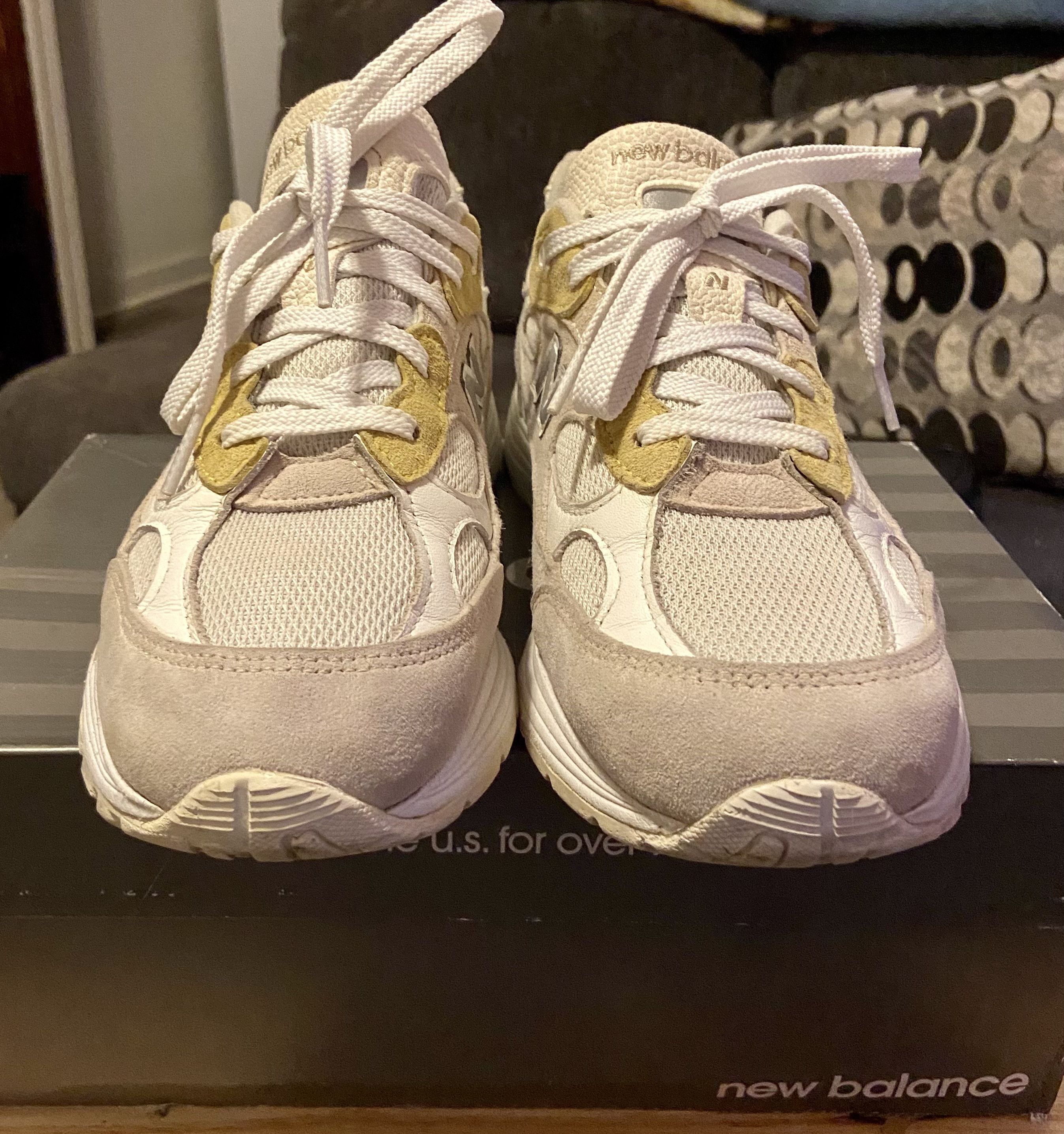 New Balance 8.5 New Balance 992 x PaperBoy Fried Egg M992PB1 Grailed