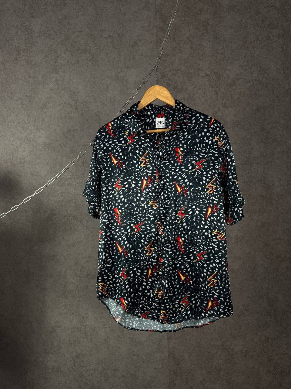 Zara Zara Man designer art crazy shirt Size US M / EU 48-50 / 2 - 1 Thumbnail