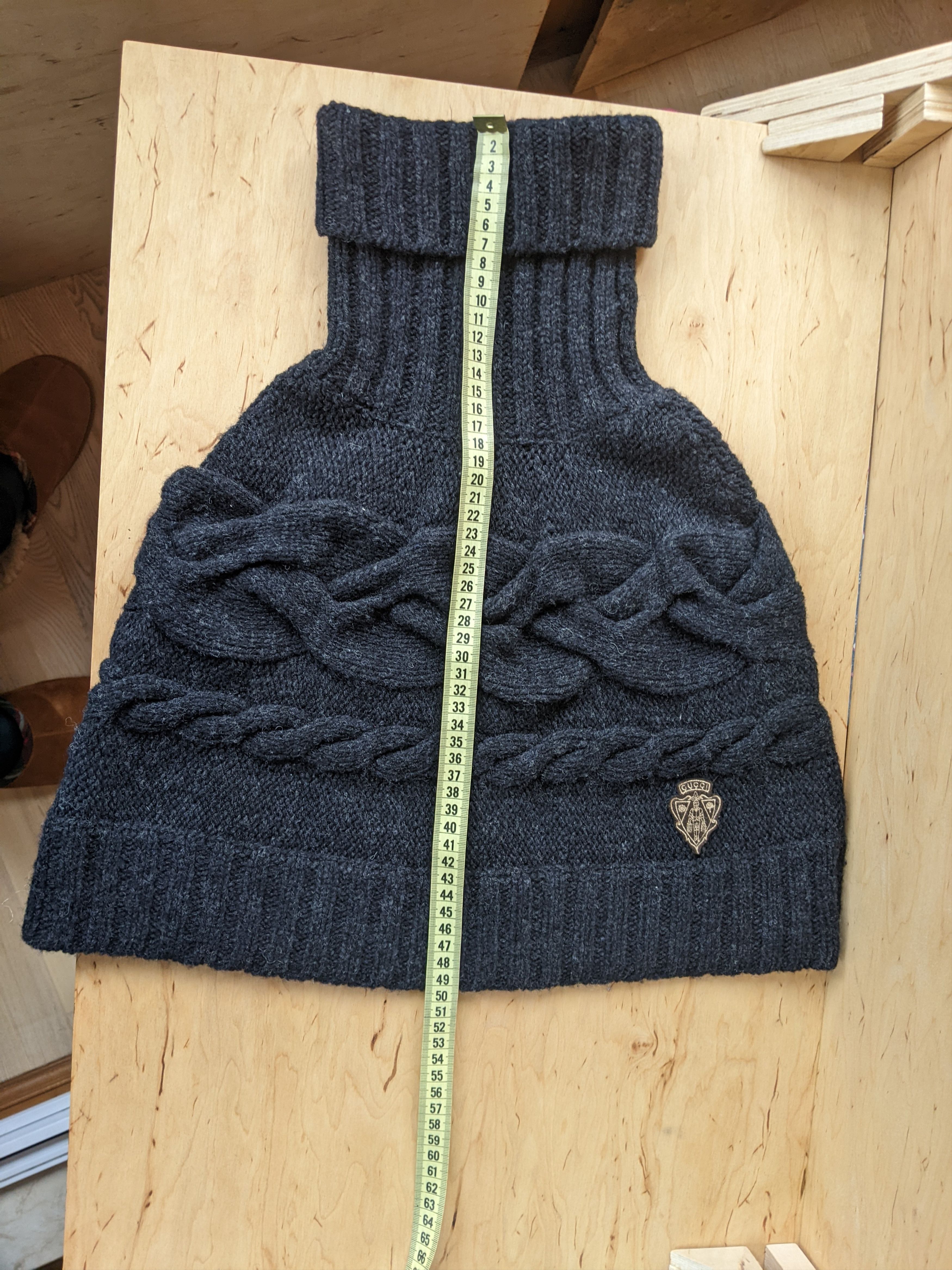 Gucci Gucci Wool Knitted Turtleneck Dicky Scarf Collar Shirtfront Size ONE SIZE - 13 Thumbnail