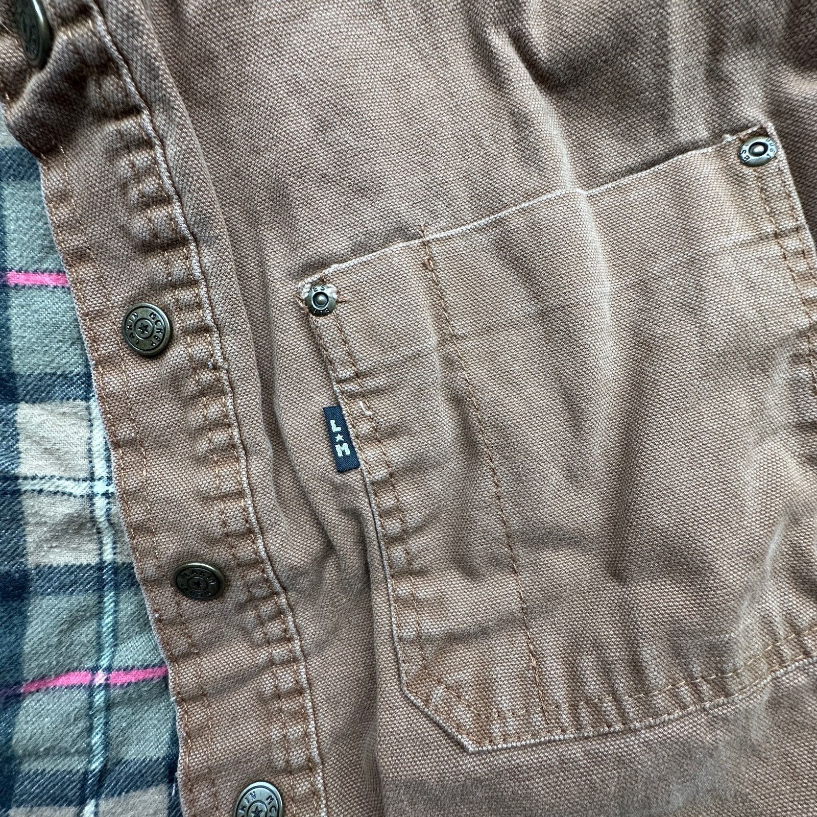 Other Lakin McKey Trading Co Key Duck Canvas Shirt Shacket Brown Size US L / EU 52-54 / 3 - 7 Thumbnail