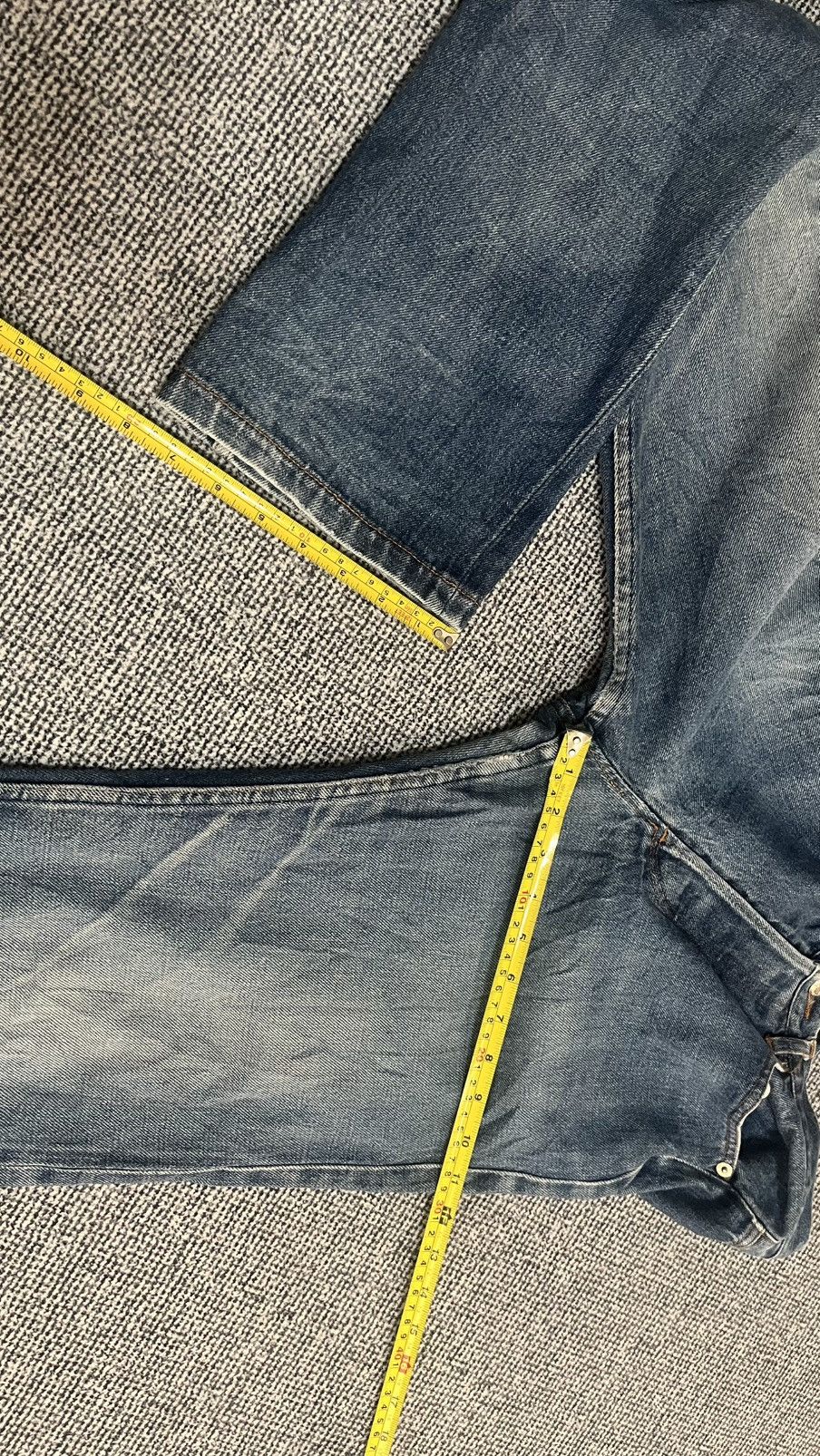 A.P.C. Vintage APC Distressed APC Selvedge jeans Size US 30 / EU 46 - 12 Thumbnail