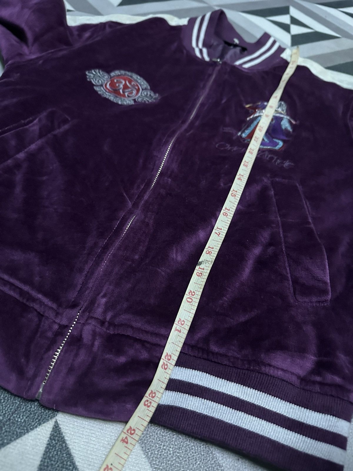 Japanese Brand Definite flance velvet sukajan Size US M / EU 48-50 / 2 - 12 Thumbnail