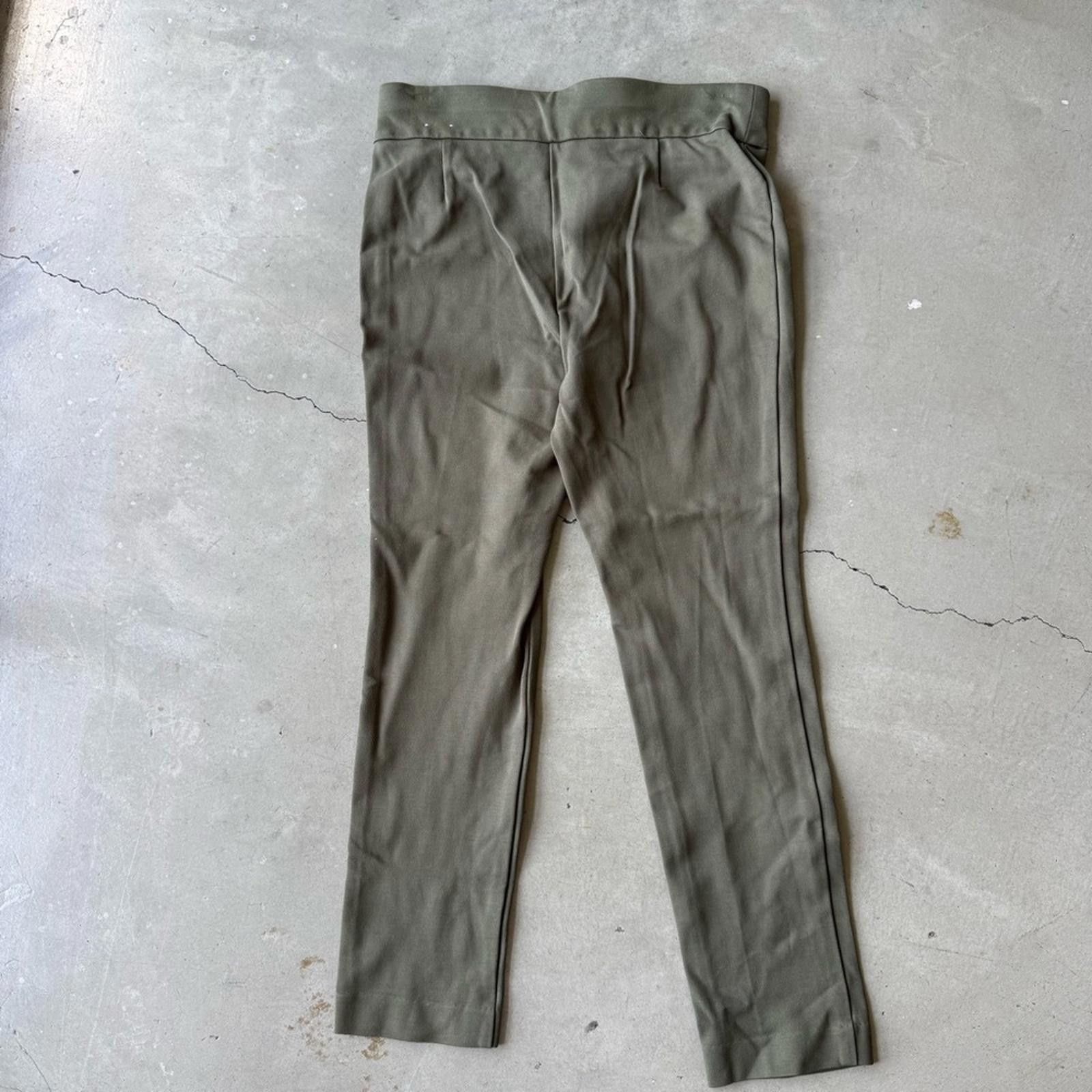 Other Anne Klein / Women’s Stretch Pants Leggings / Olive Size 32" / US 10 / IT 46 - 6 Thumbnail