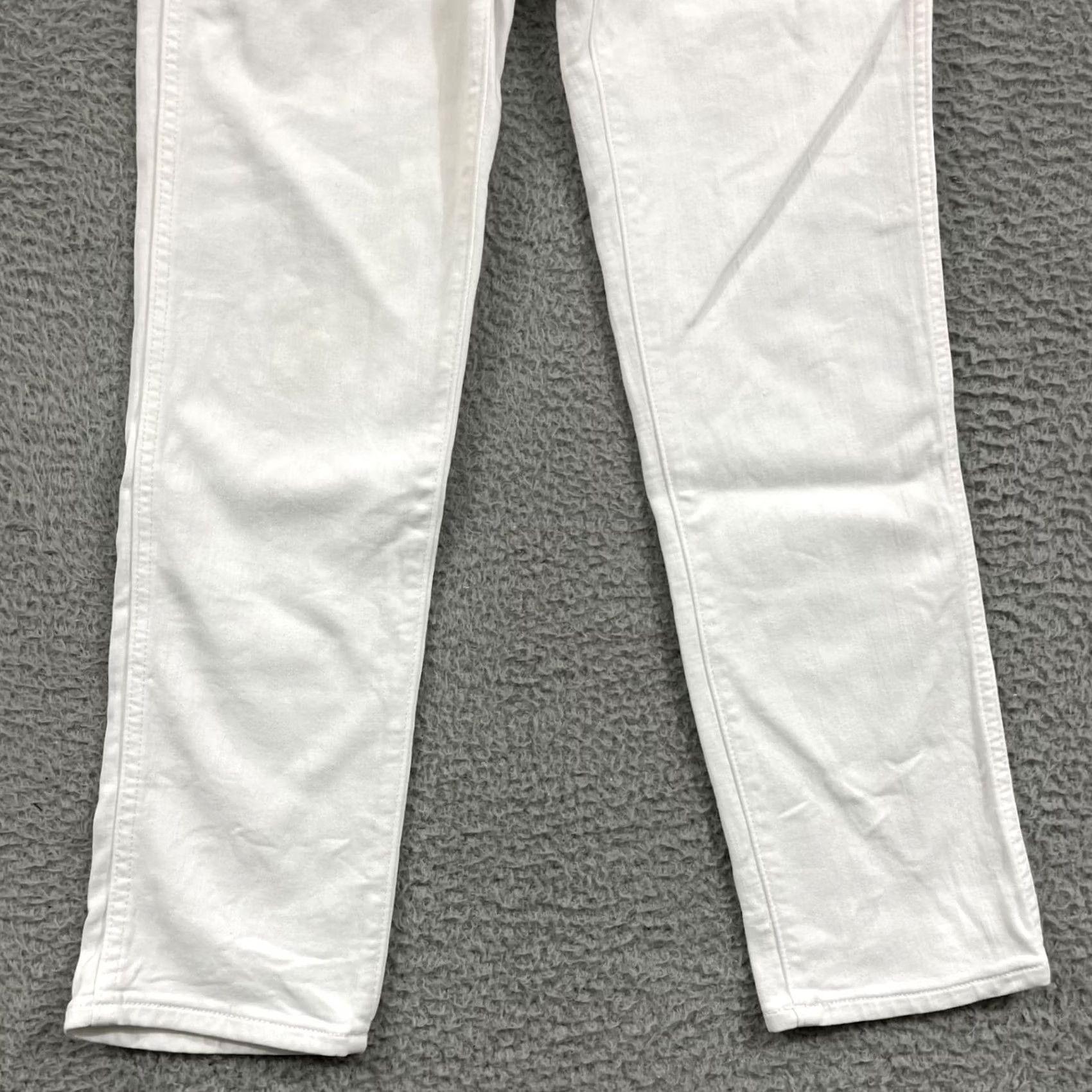 Madewell Madewell Jeans White High Waisted Stretch 5-Pocket Denim City Preppy 28x26 Womens Regular Womens Jeans Size 27" / US 4 / IT 40 - 2 Thumbnail