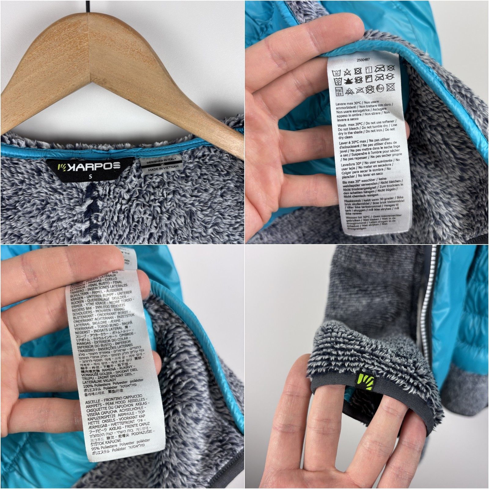 Other Karpos Marmarole Hooded Jacket Hiking Outdoor Blue Gray S Size S / US 4 / IT 40 - 8 Thumbnail