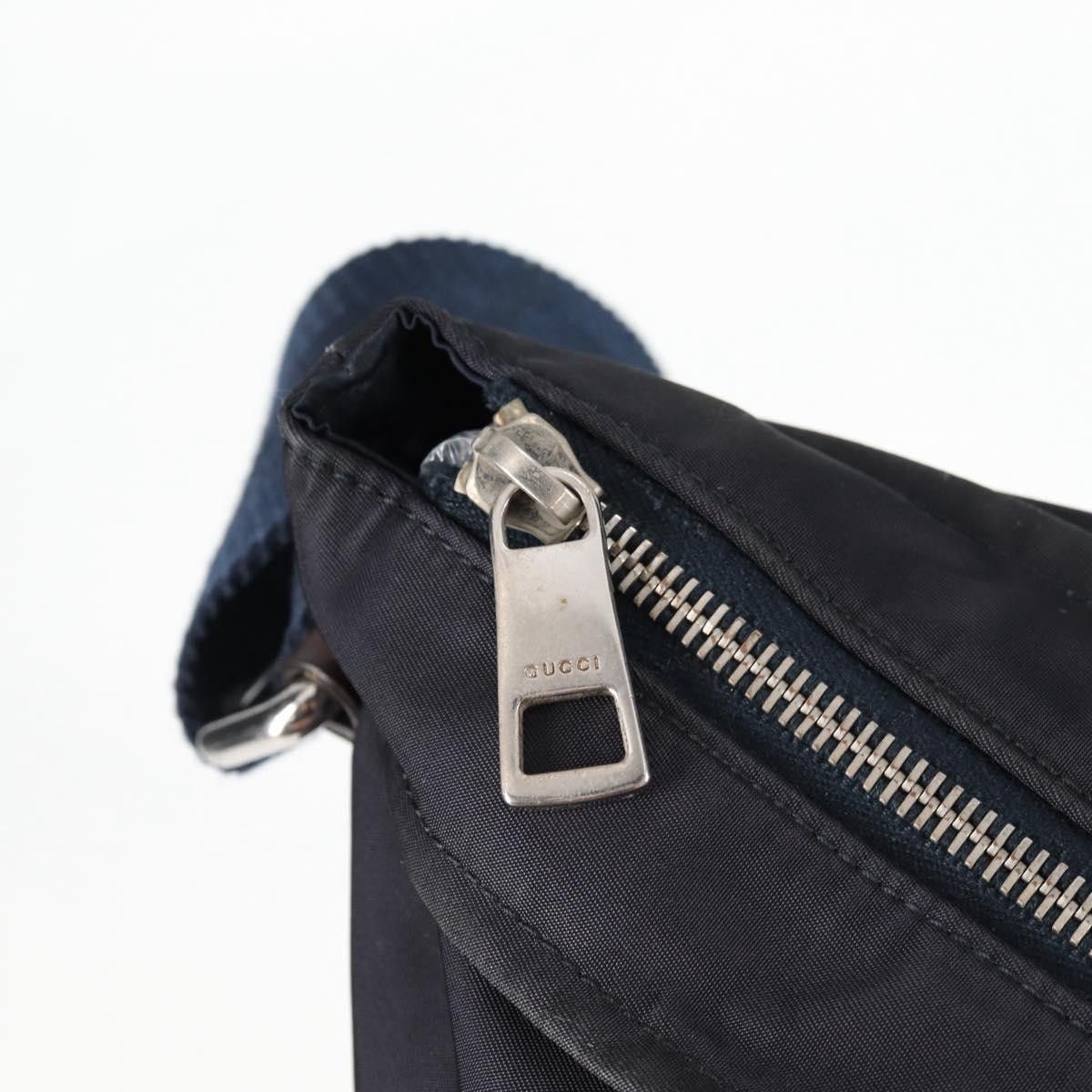 Gucci GUCCI Shoulder Bag Nylon Navy Silver Size ONE SIZE - 15 Thumbnail