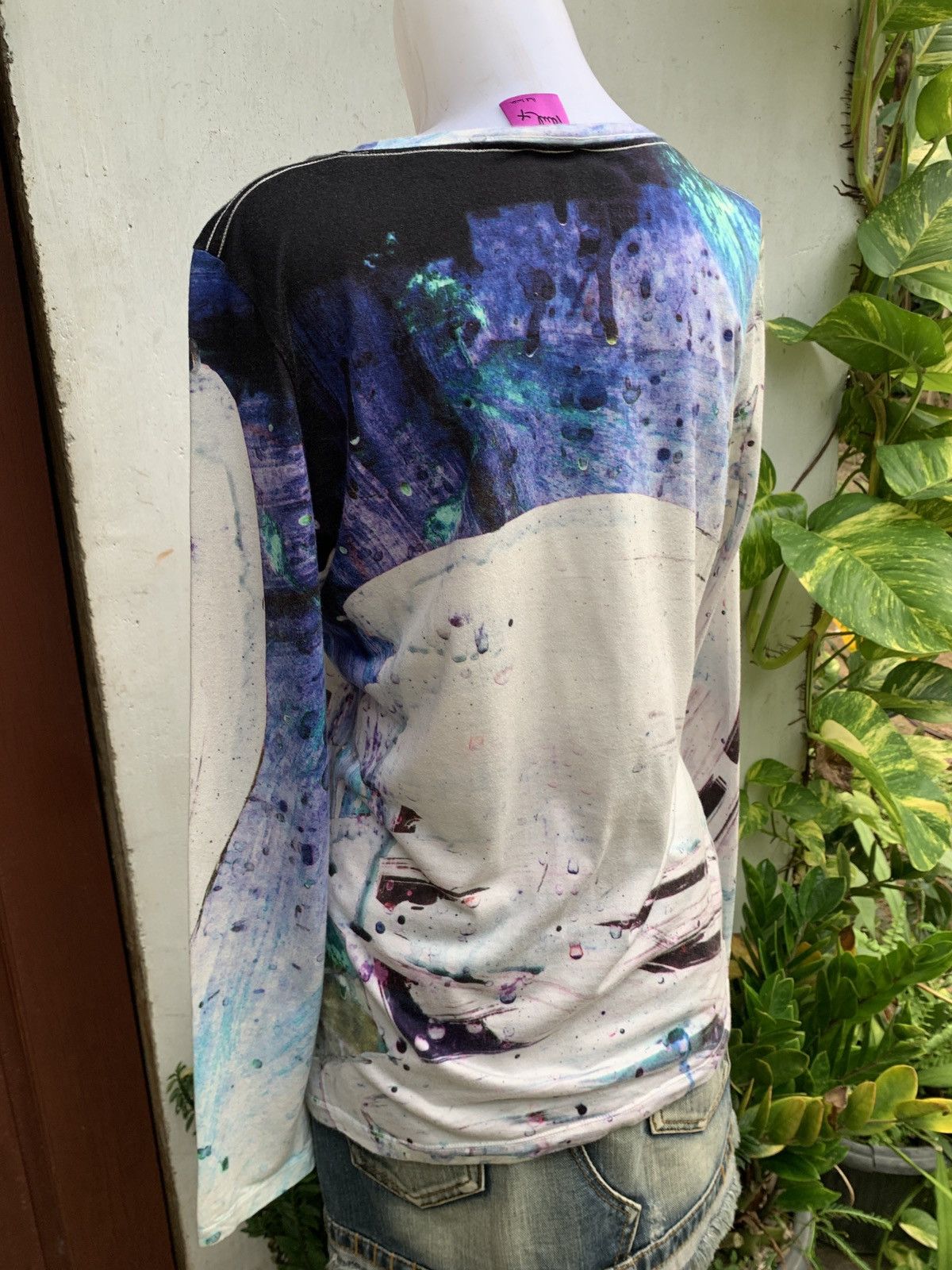 Paul Smith Paul+ by Paul Smith Abstract Water Drop Art Graphic Top Size L / US 10 / IT 46 - 3 Thumbnail