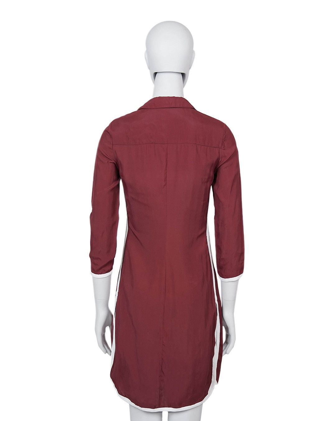 Miu Miu Miu Miu S/S2000 Burgundy Runway Dress Size XS / US 0-2 / IT 36-38 - 5 Thumbnail