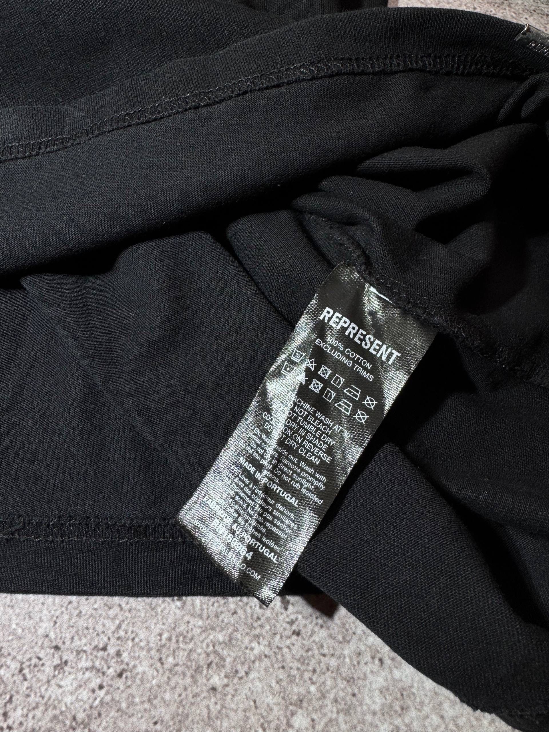 Represent Clo. Represent Permanent Vacation Black Big Printed Logo T-shirt Size US L / EU 52-54 / 3 - 9 Thumbnail