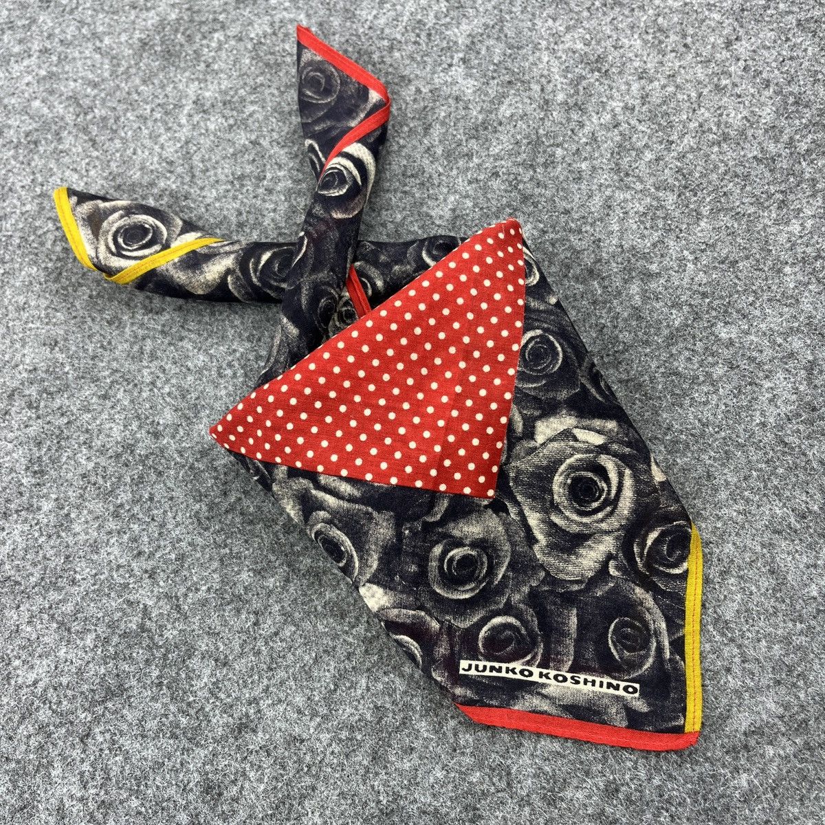 Japanese Brand × Mr. Junko × Vintage Junko Koshino Handkerchief / Bandana / Neckerchief B645 Size ONE SIZE - 8 Thumbnail
