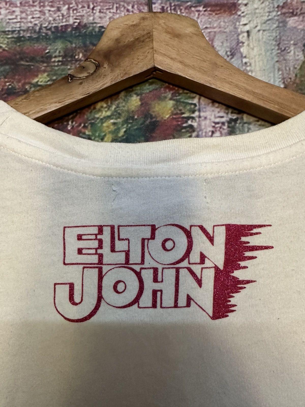 Bershka Elton john tee Size US L / EU 52-54 / 3 - 8 Thumbnail
