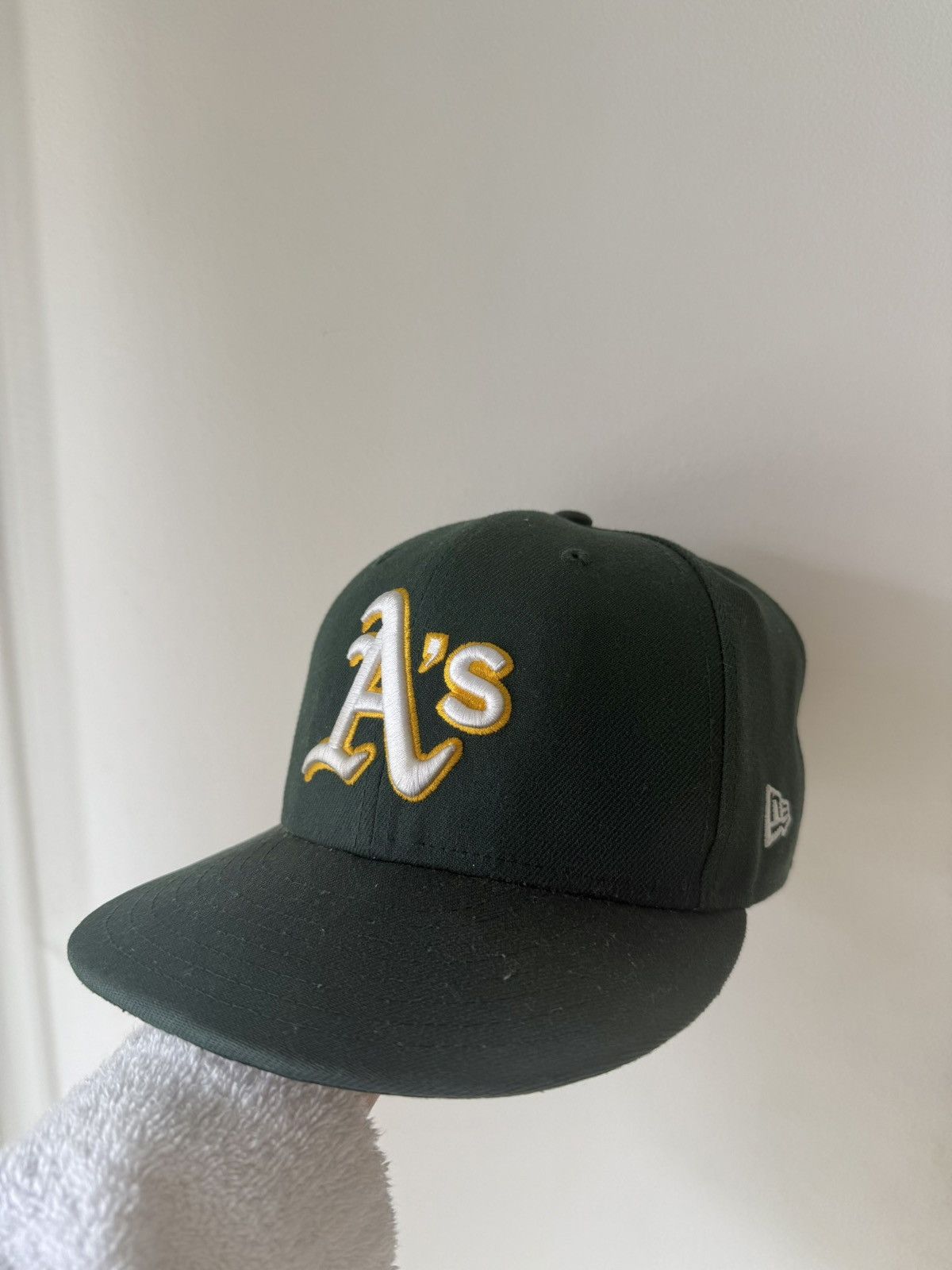 New Era Oakland A’s Fitted Hat Forrest Green Size ONE SIZE - 1 Thumbnail