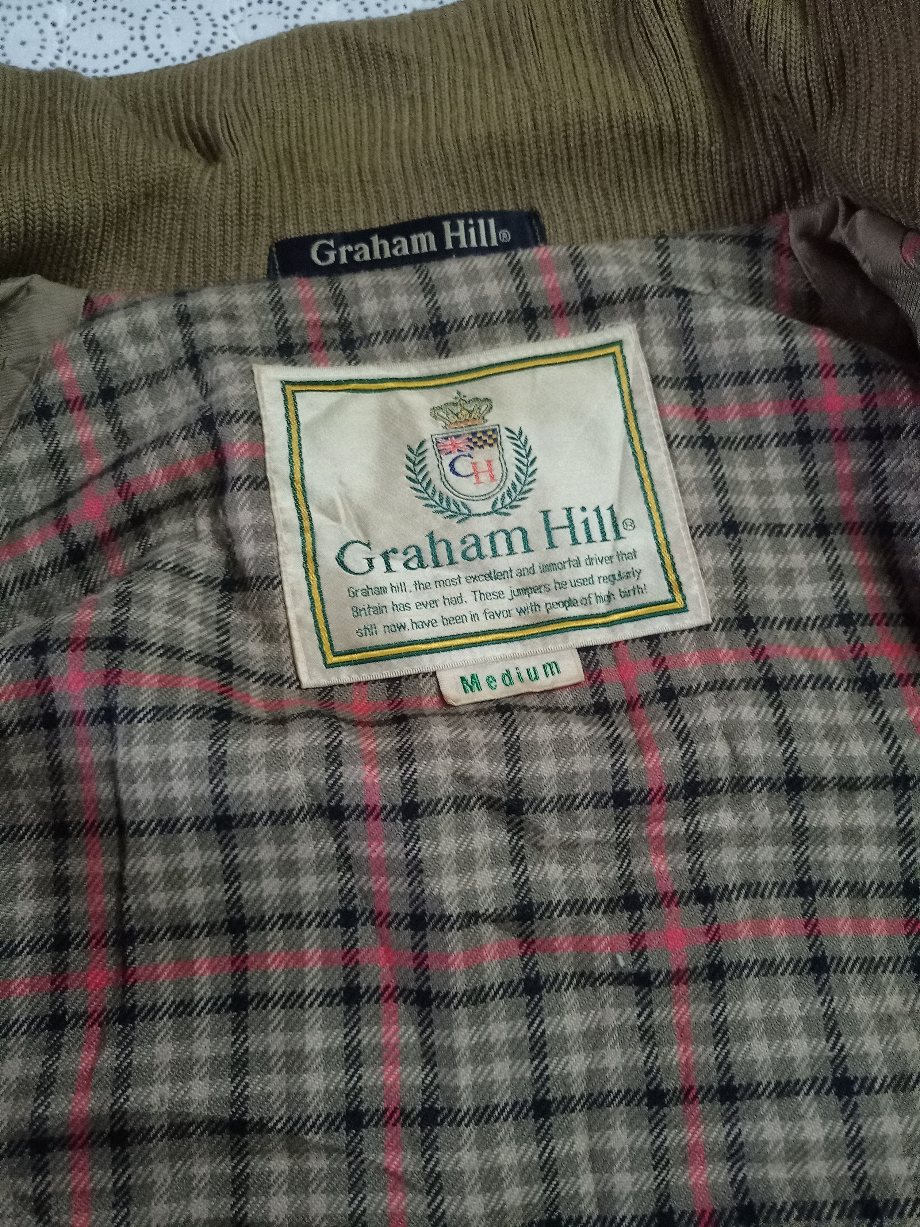 Japanese Brand Graham Hill Bomber Jacket model Style Size US M / EU 48-50 / 2 - 5 Thumbnail