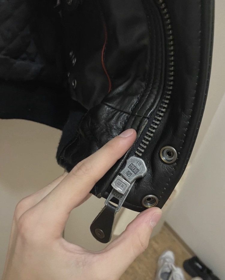 Schott × Vintage Schott NYC Vintage Leather Bomber Jacket BLACK Size US L / EU 52-54 / 3 - 8 Thumbnail