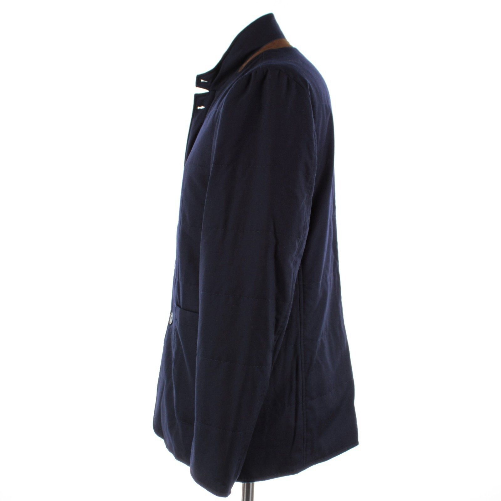 Zanella Zanella Coat Size L US In Blue Wool Size US L / EU 52-54 / 3 - 4 Thumbnail