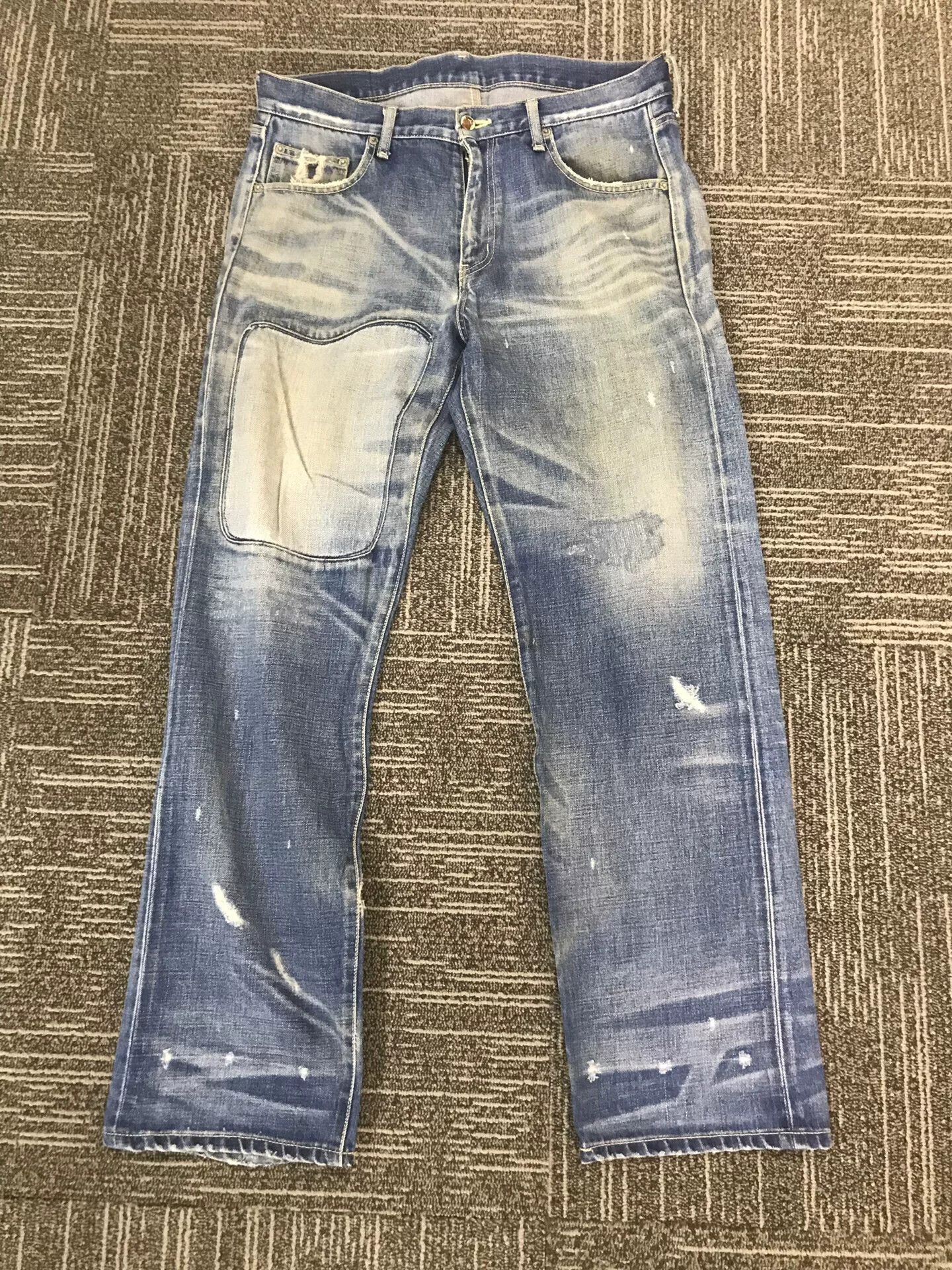 Fragment Design NBHD x Fragment Distressed Jeans Size US 32 / EU 48 - 1 Thumbnail