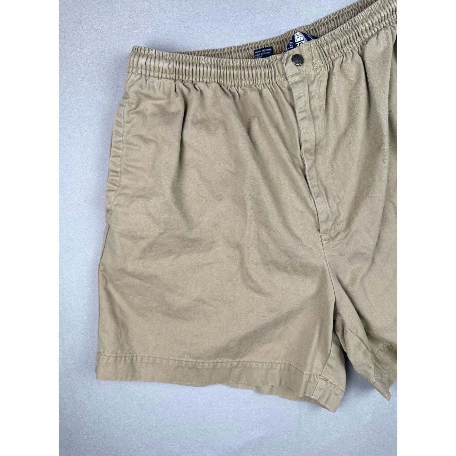 Polo Ralph Lauren VINTAGE Polo Ralph Lauren Chino Shorts Khaki Green Pony Drawstring Men’s XXL Size US XXL / EU 58 / 5 - 2 Thumbnail