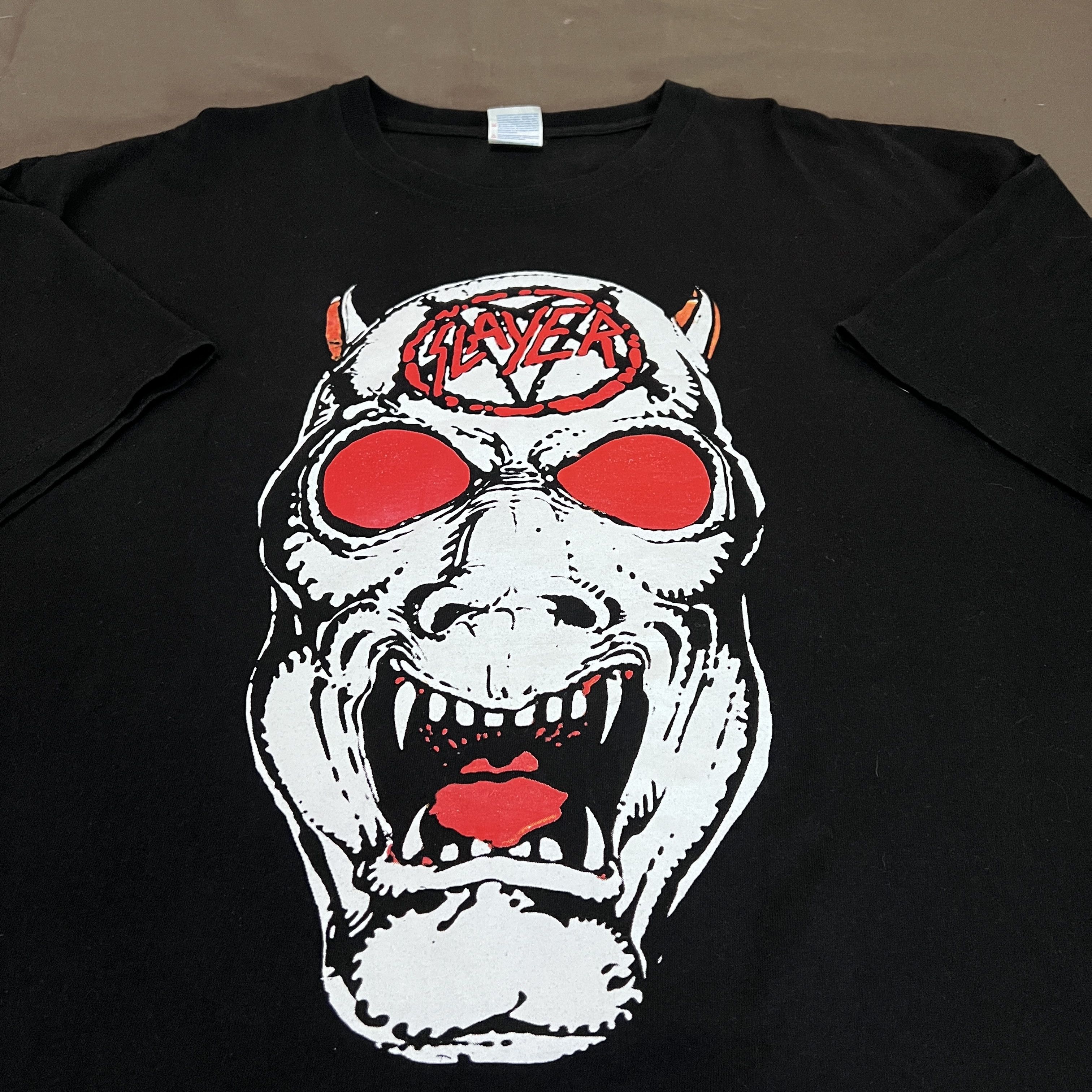 Band Tees × Slayer Slayer Promo Tour Tee 2XL Thrash metal Size US XXL / EU 58 / 5 - 1 Thumbnail