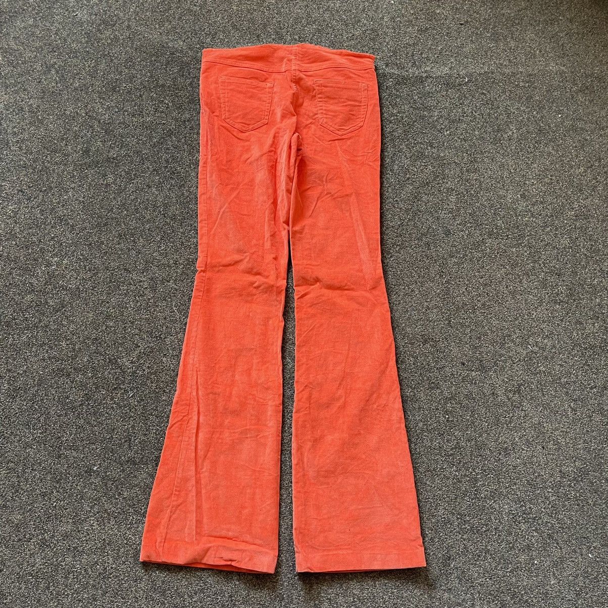 Vintage Vintage Y2K Coral Flare Pants Baggy Wide Leg Skate Washed 35 Size 35" - 3 Thumbnail