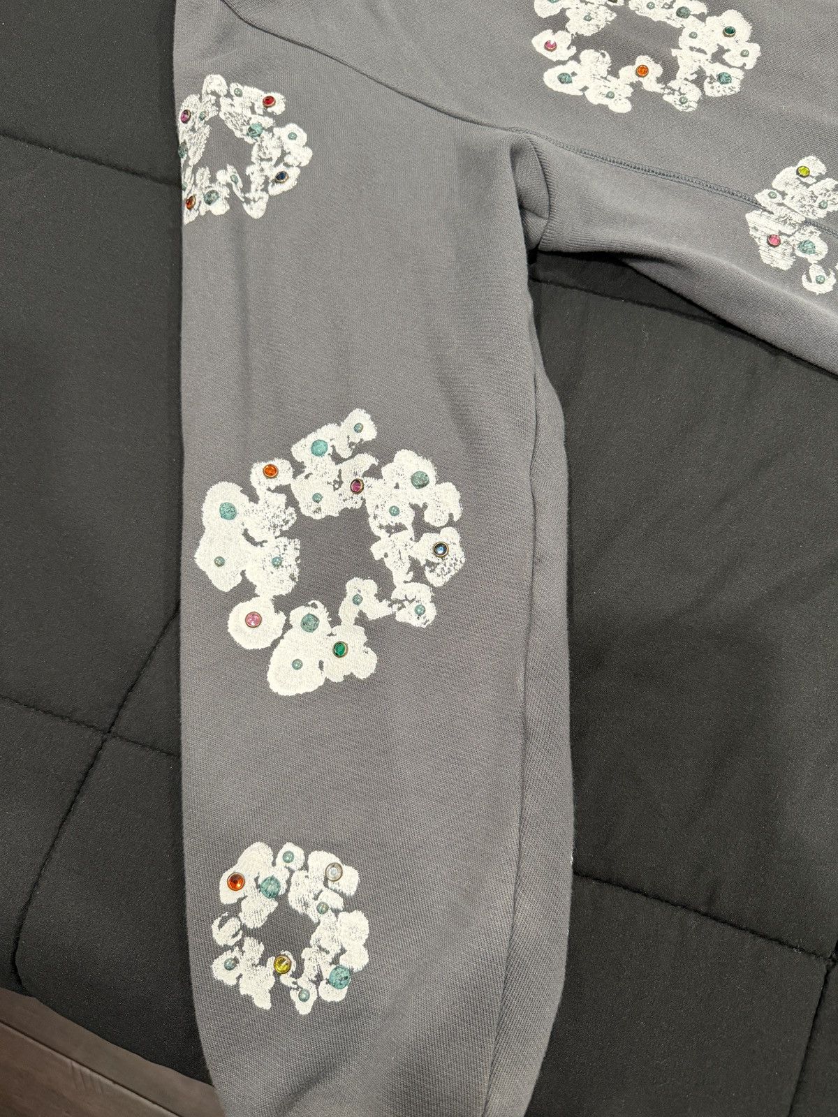 DENIM TEARS Denim Tears Rhinestone Quarter Zip XL Size US XL / EU 56 / 4 - 5 Thumbnail