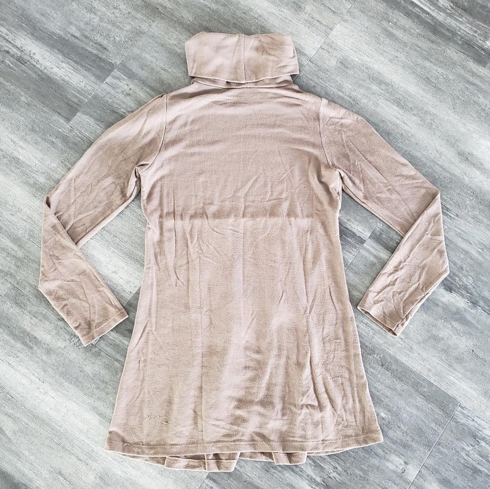Designer Light Chocolate Paparazzi Long Sleeve Turtleneck Mini Size XS / US 0-2 / IT 36-38 - 2 Thumbnail