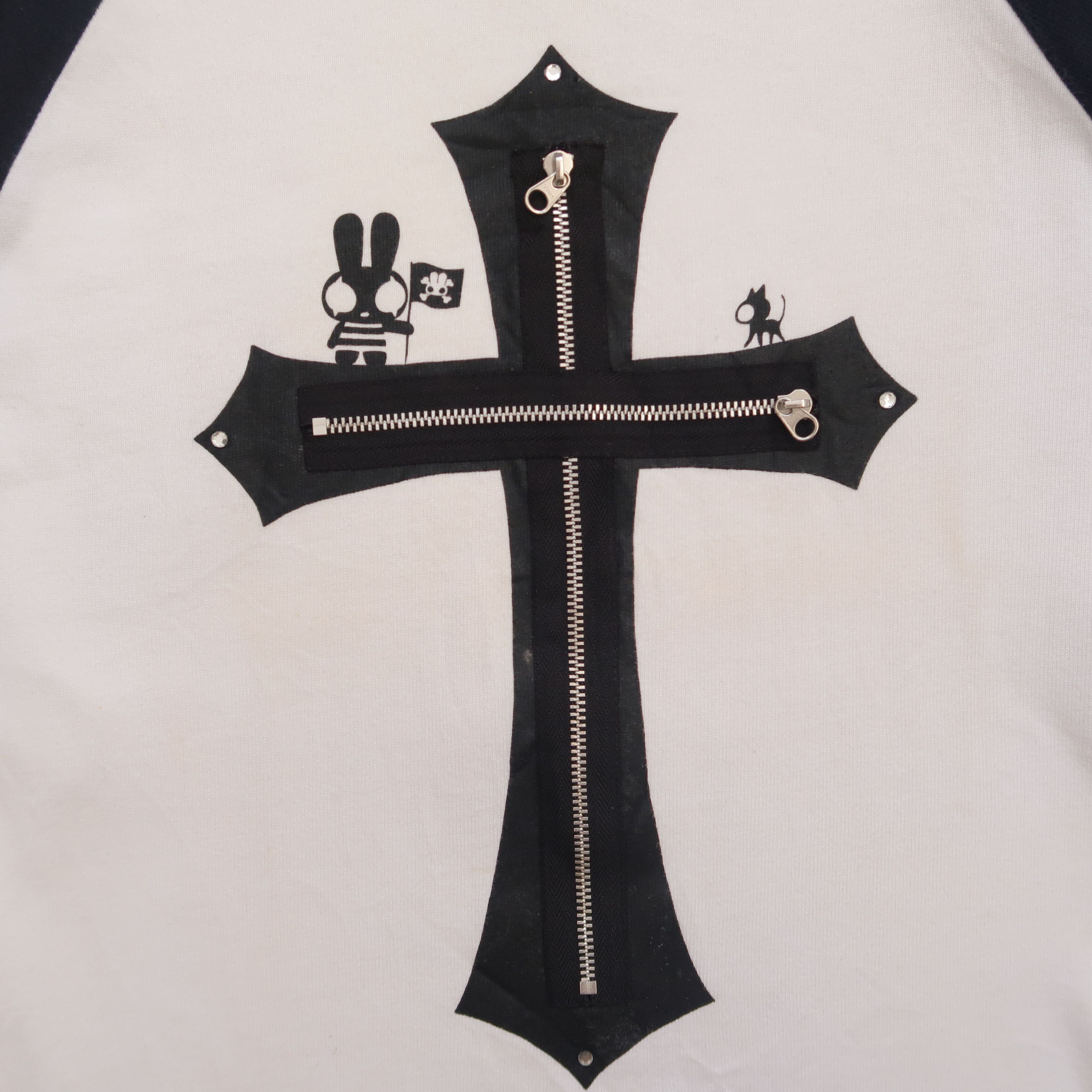Le Grande Bleu (L.G.B.) 1990s LGB Bad Rabby Cross Gothic Punk Style Size US M / EU 48-50 / 2 - 6 Thumbnail