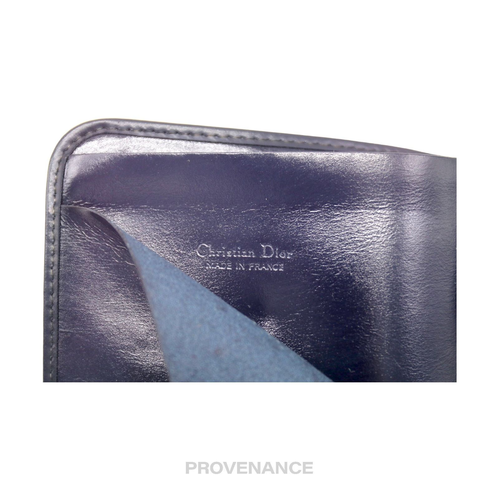Dior 🔴 Dior Oblique Trotter Bifold Wallet - Navy Jacquard Size ONE SIZE - 7 Thumbnail