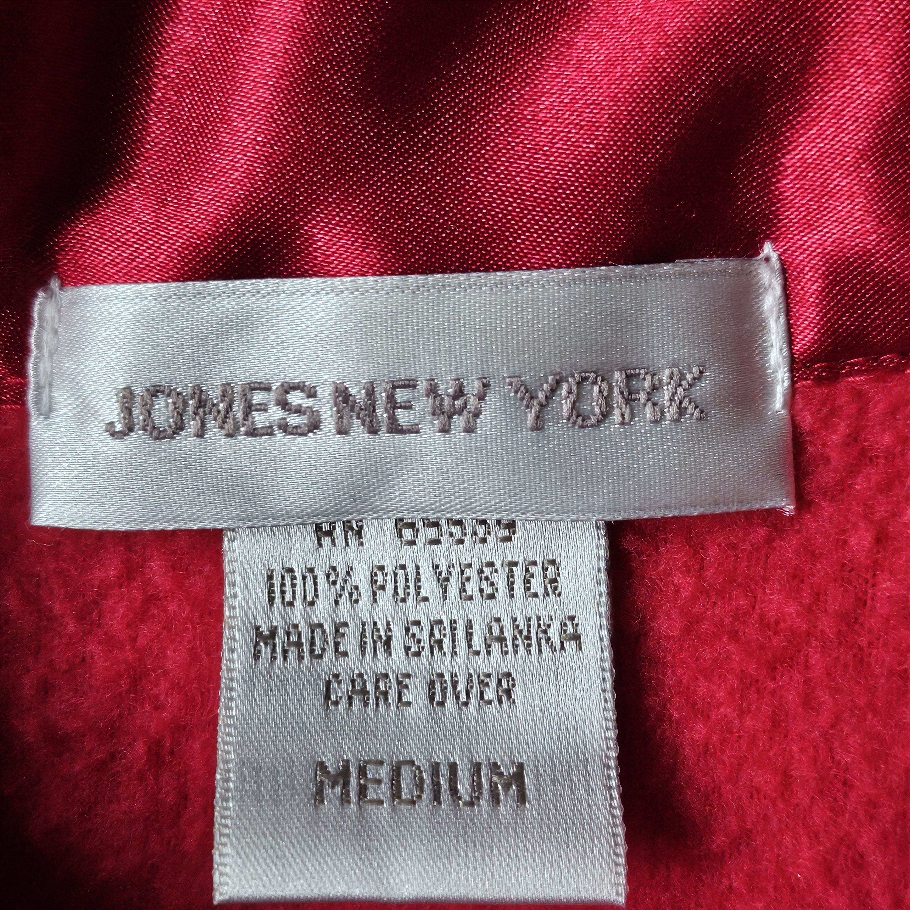 Jones New York × Vintage Vtg Jones New York Sport Women Fleece Button Down Shirt Size M / US 6-8 / IT 42-44 - 5 Thumbnail