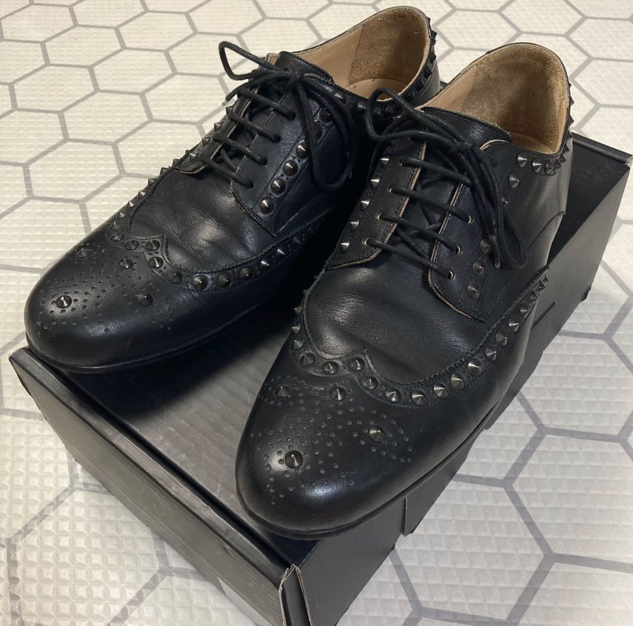 Number (N)ine Number (n)ine 13fw studded loafer Size US 8.5 / EU 41-42 - 1 Thumbnail